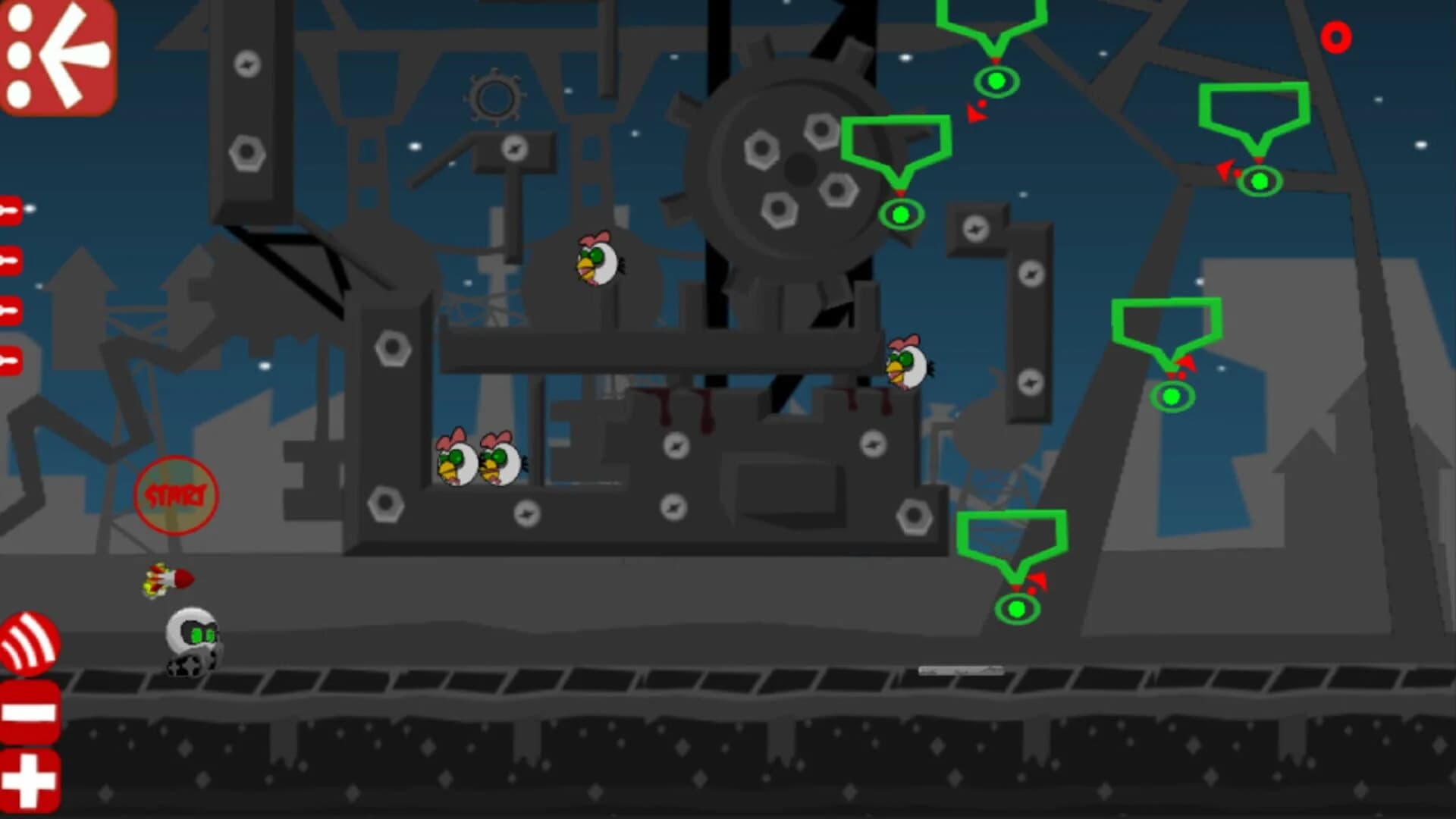 Robot vs Birds Zombies screenshot 1