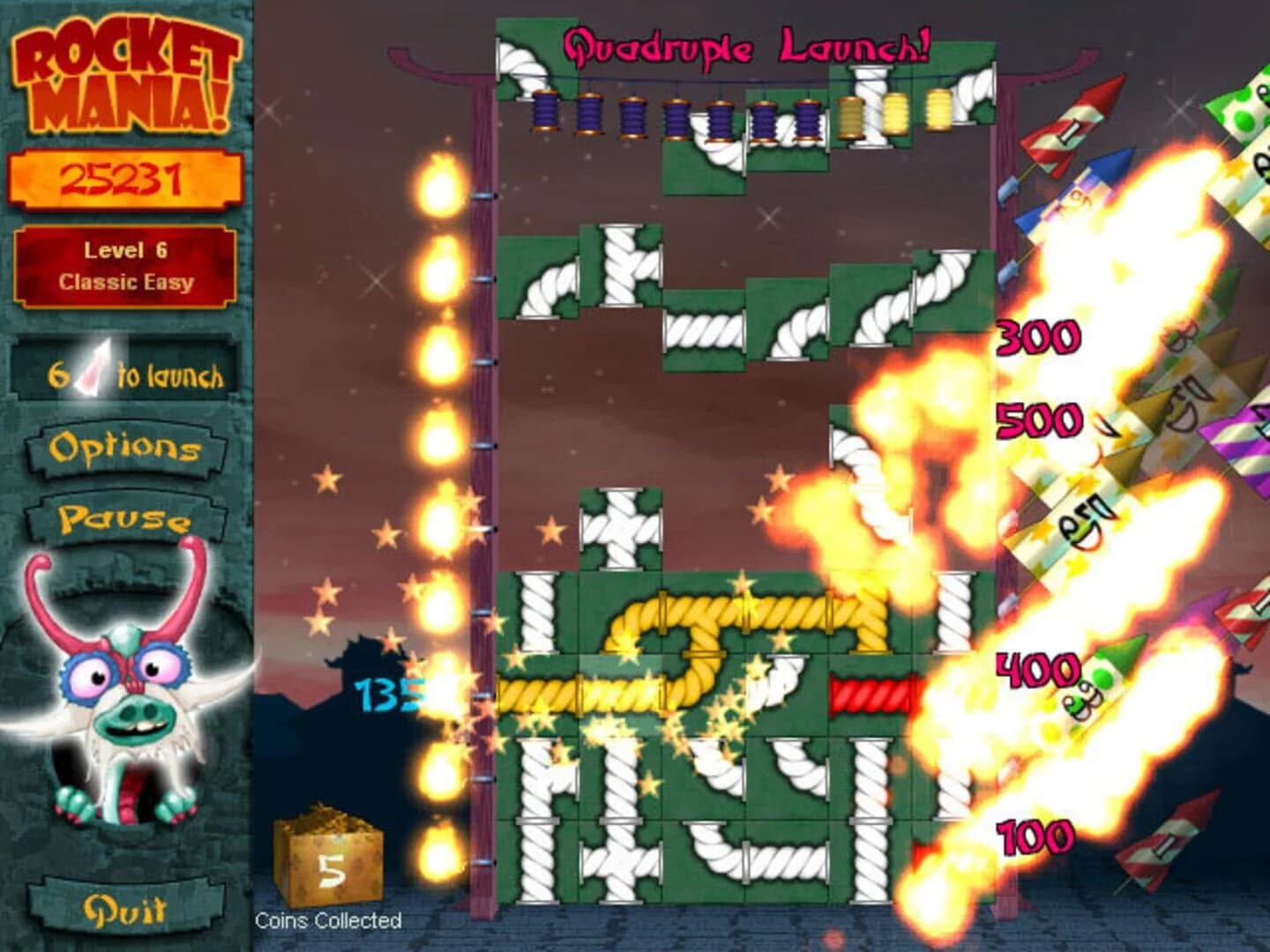 Rocket Mania Deluxe screenshot 5