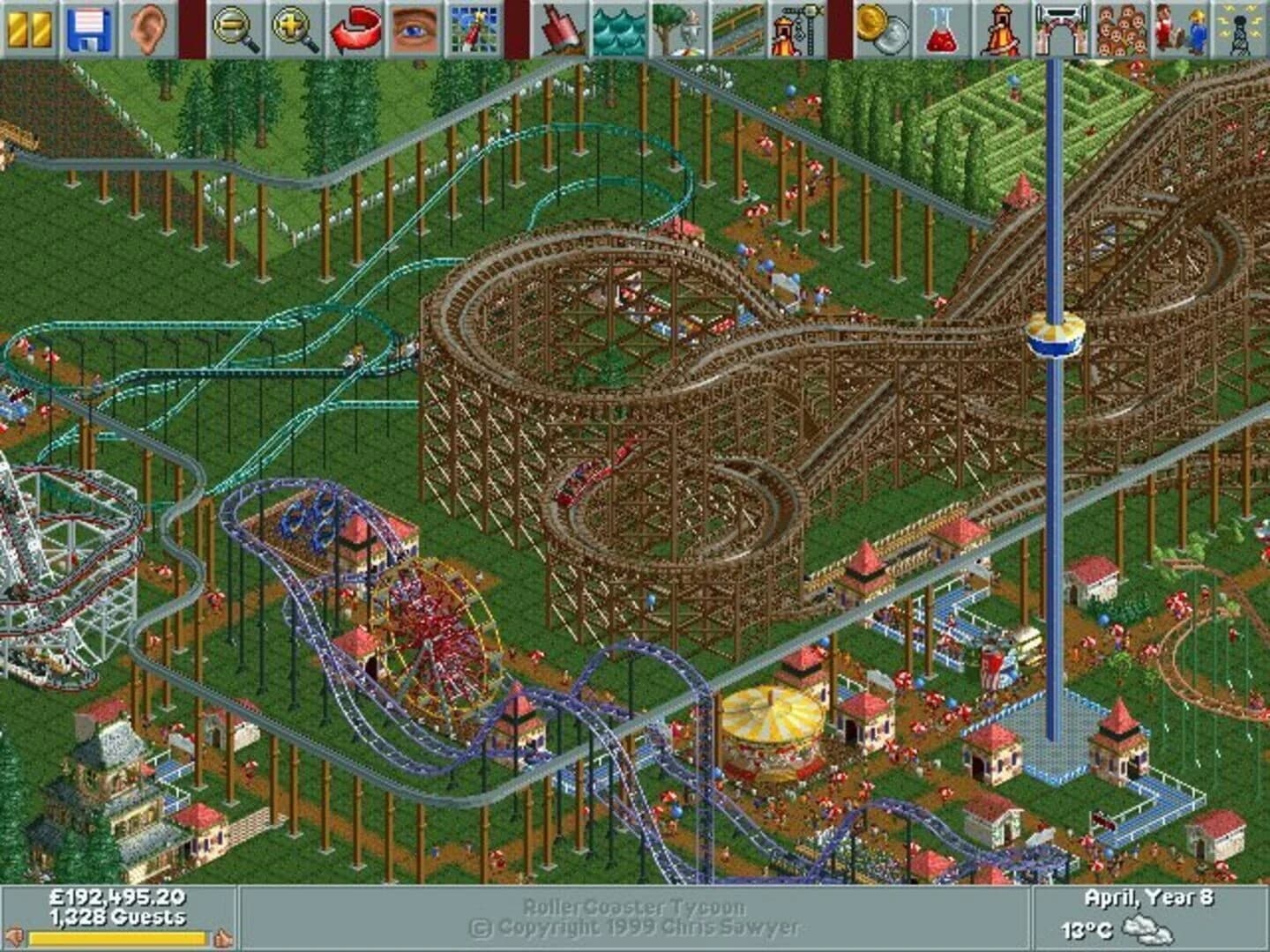 RollerCoaster Tycoon screenshot 1