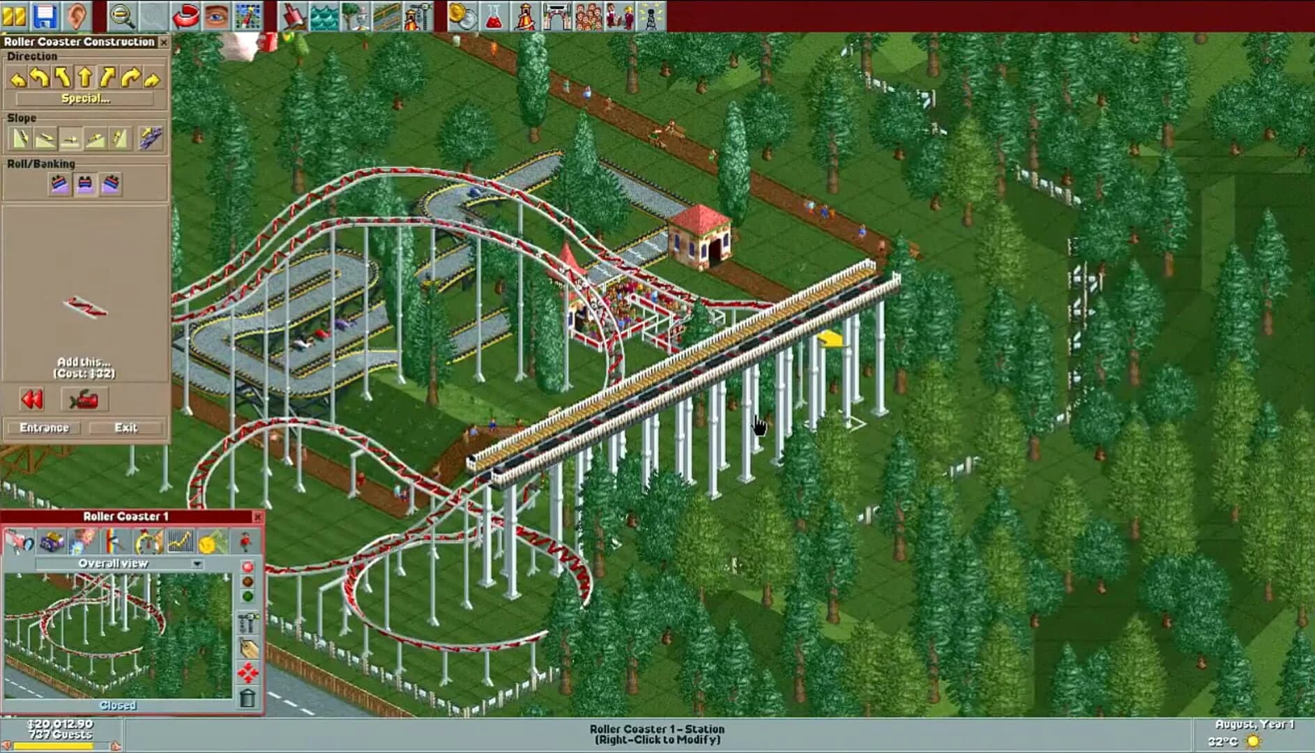 RollerCoaster Tycoon screenshot 5
