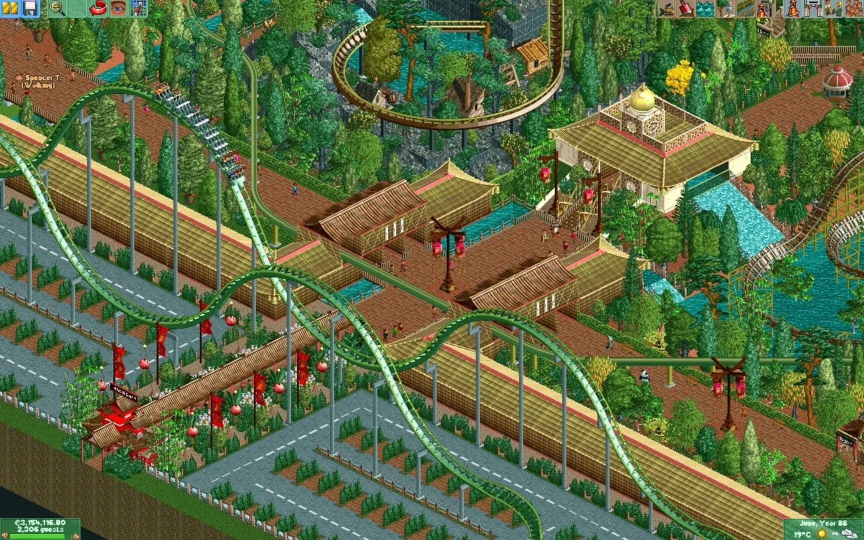 RollerCoaster Tycoon 2: Wacky Worlds screenshot 1