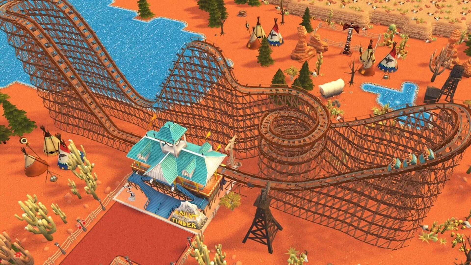 RollerCoaster Tycoon Adventures screenshot 2