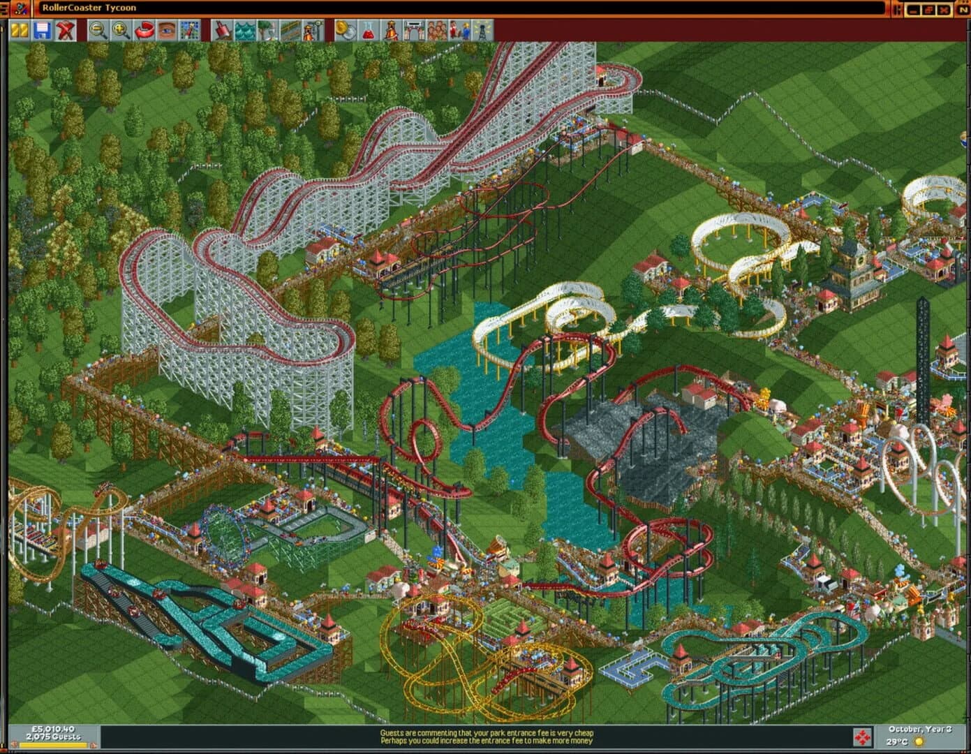 RollerCoaster Tycoon: Deluxe screenshot 5