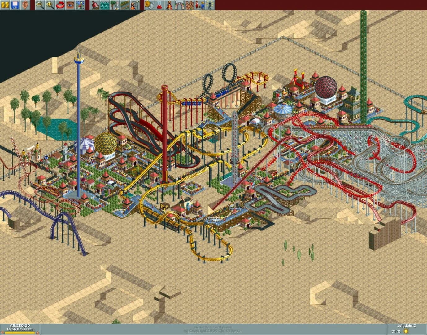 RollerCoaster Tycoon: Deluxe screenshot 3