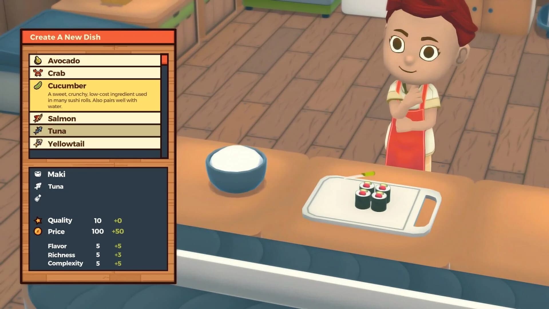 Rolling Hills: Make Sushi, Make Friends screenshot 2
