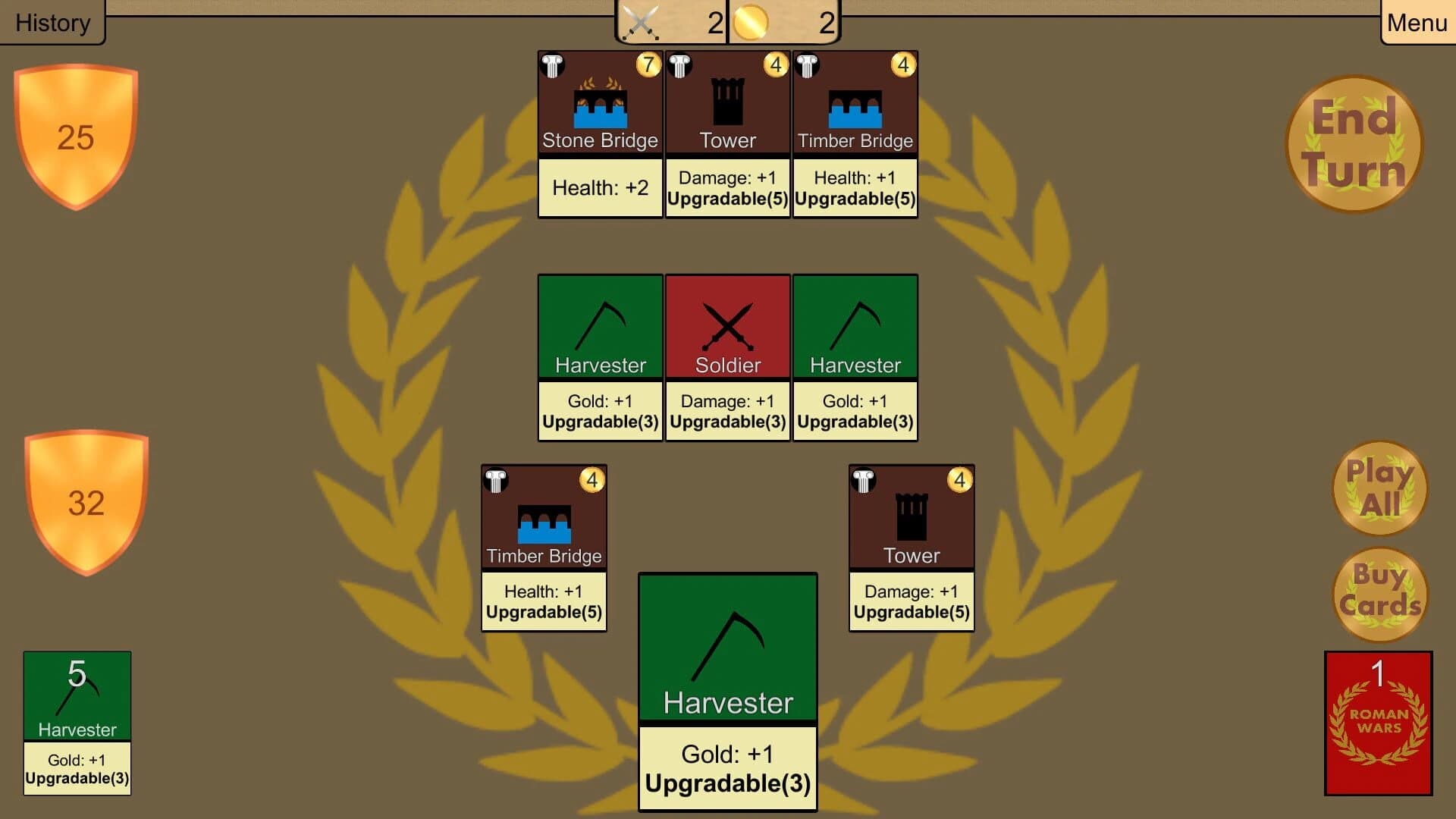 Roman Wars: Deck Building Game screenshot 5