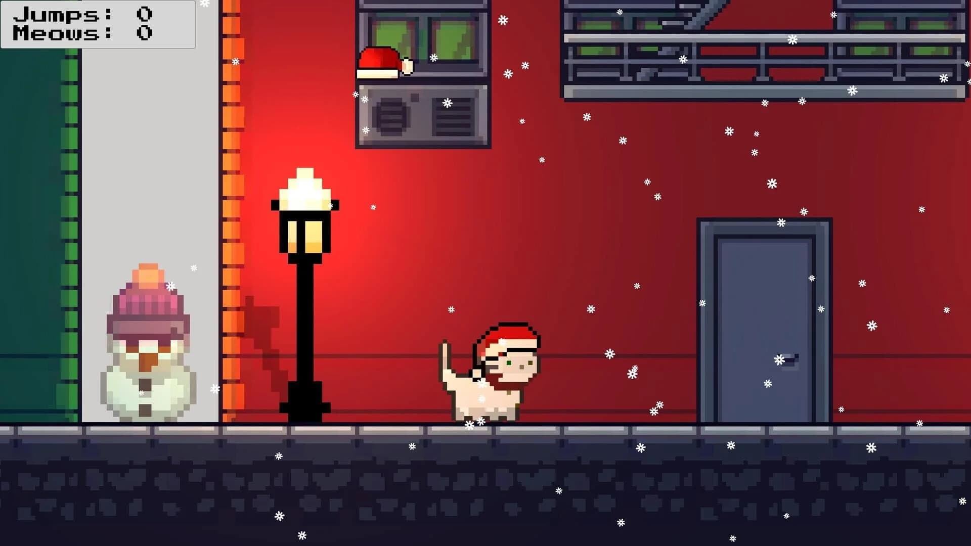 Rooftop Rascal: The Claus Cat screenshot 2