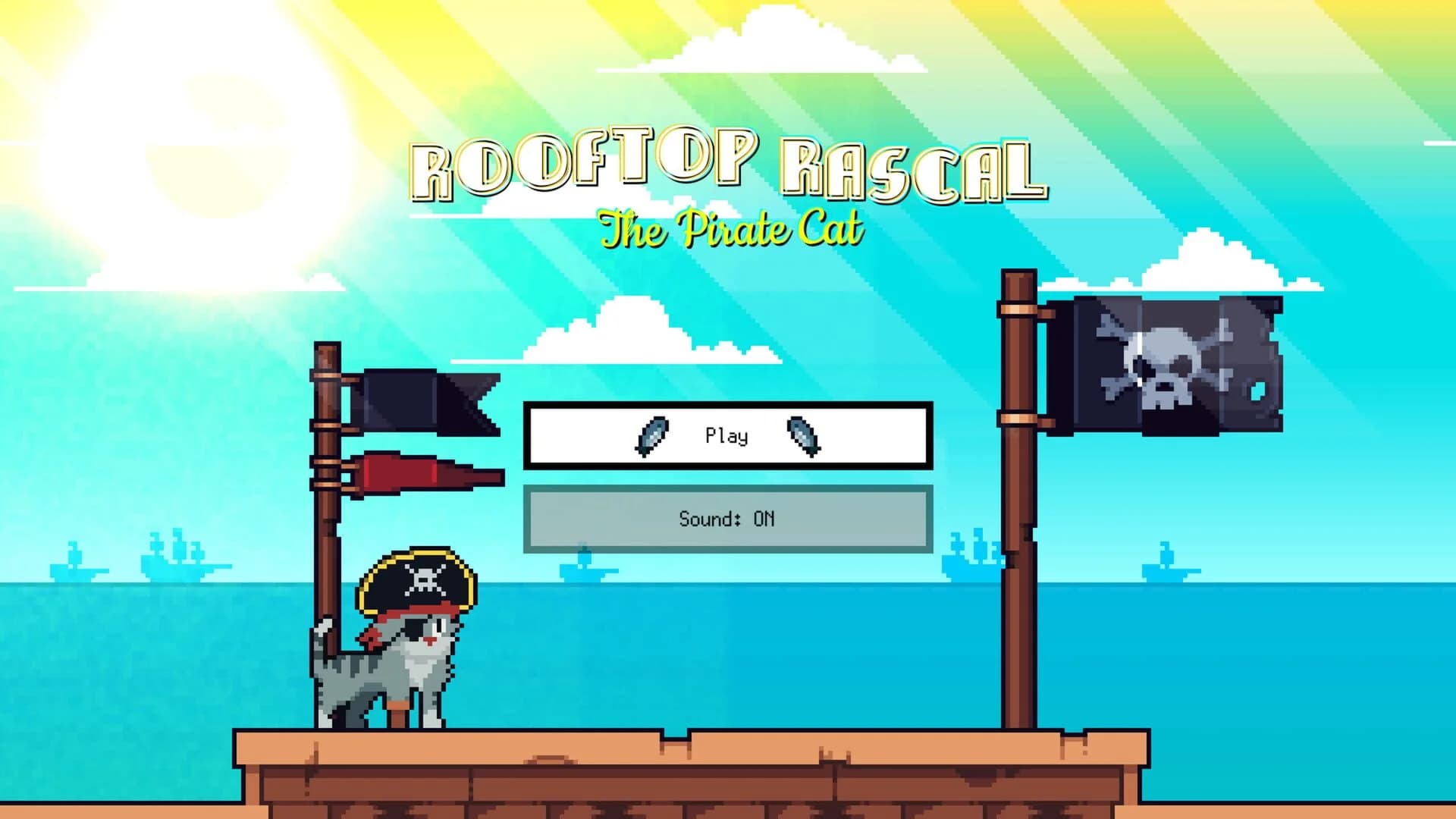 Rooftop Rascal: The Pirate Cat screenshot 1