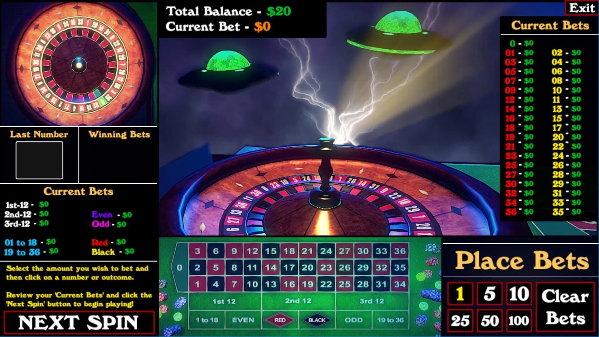 Roulette Simulator screenshot 2