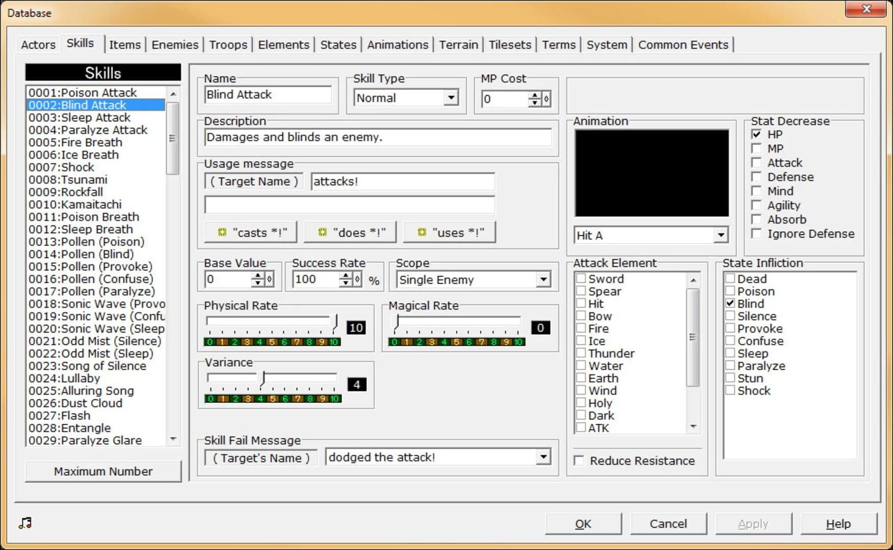 RPG Maker 2000 screenshot 1