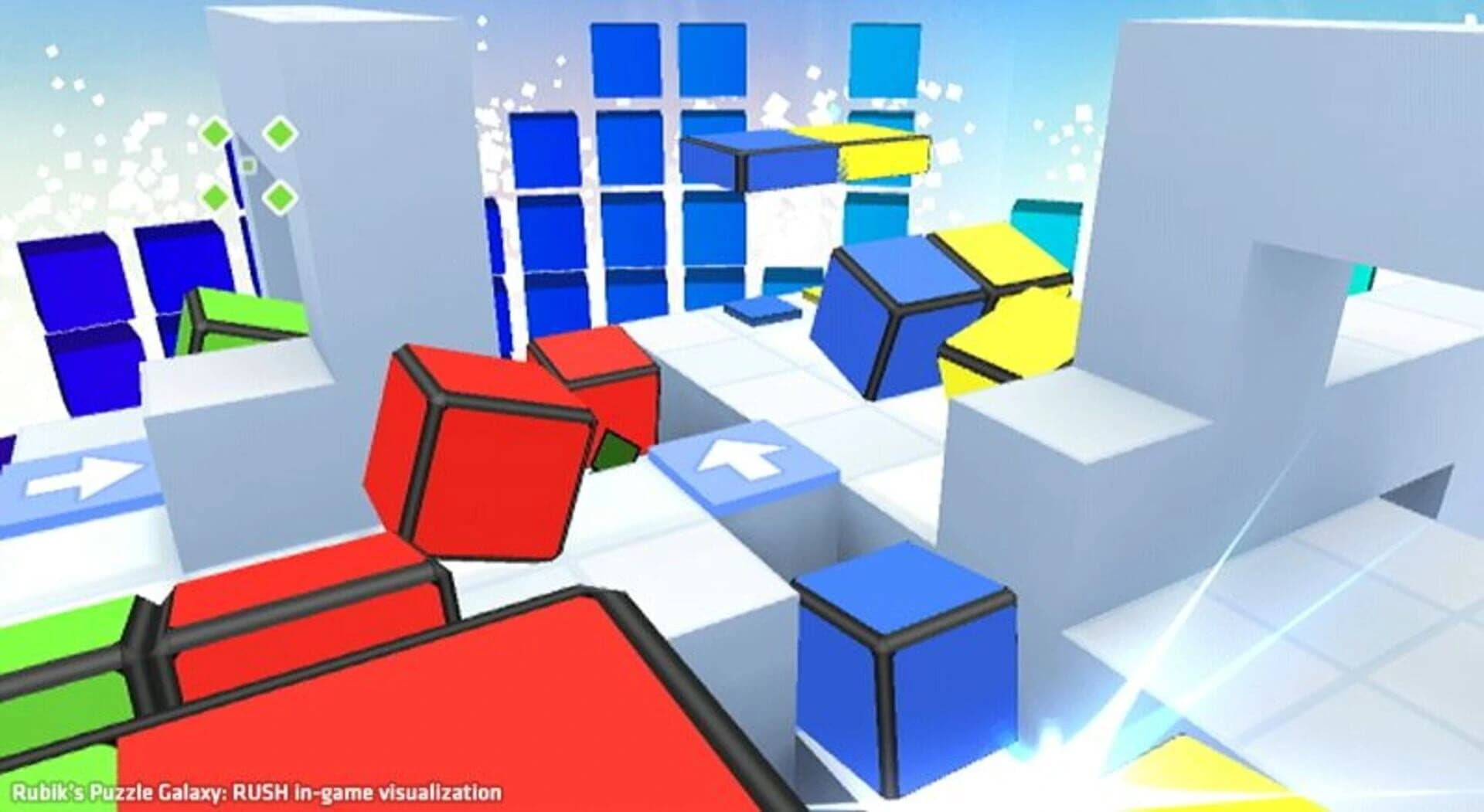 Rubik's Puzzle Galaxy: Rush screenshot 1