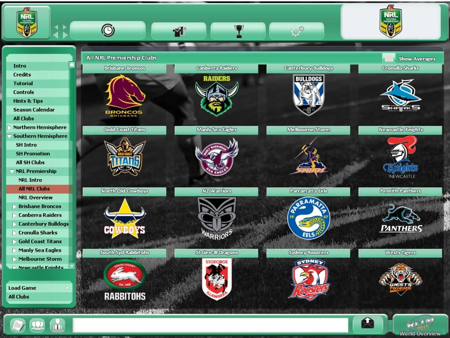 Rugby League Team Manager 2015 screenshot 3