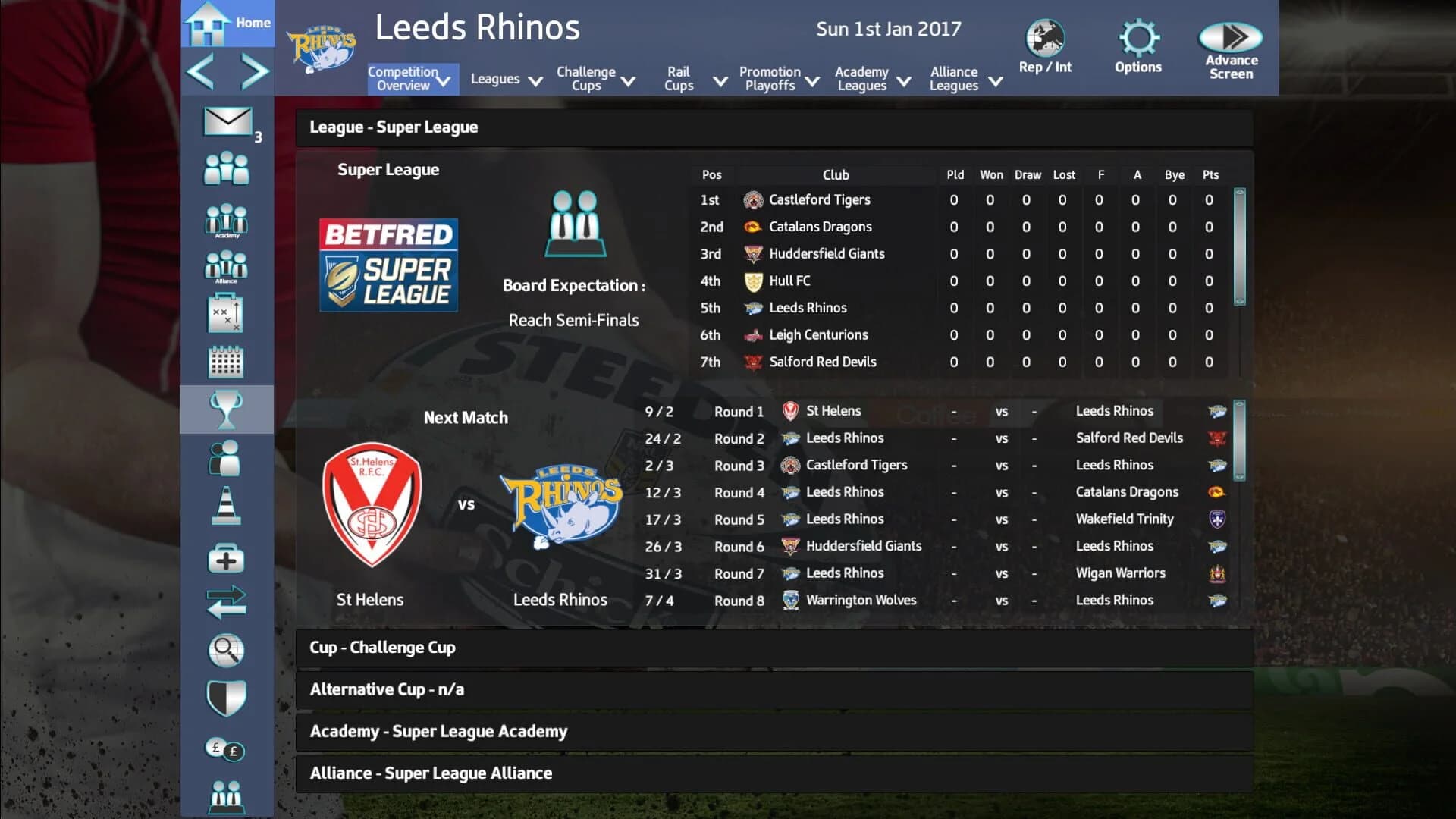 Rugby League Team Manager 2018 screenshot 3