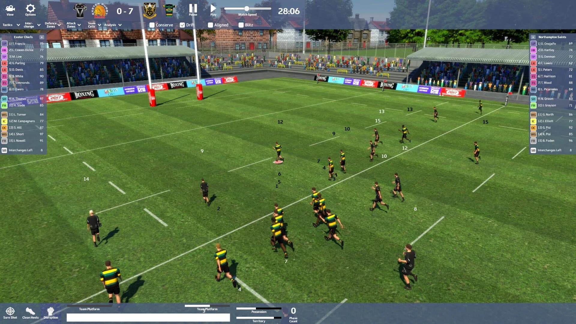 Rugby Union Team Manager 2017 screenshot 1
