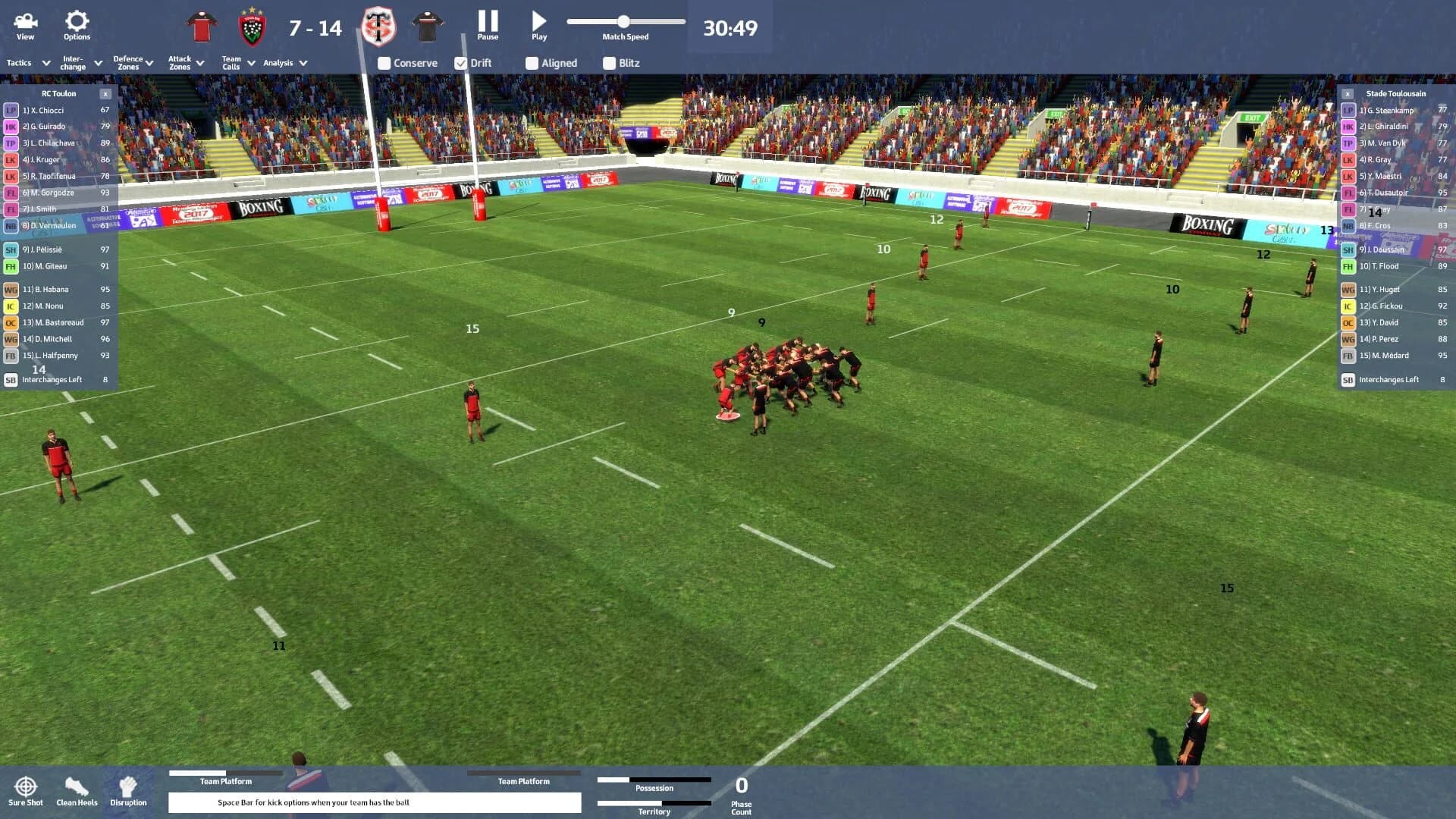 Rugby Union Team Manager 2017 screenshot 3