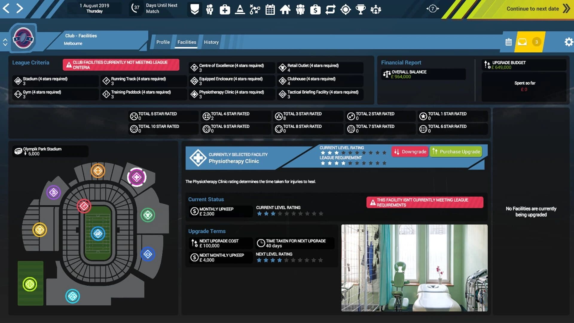 Rugby Union Team Manager 3 screenshot 4