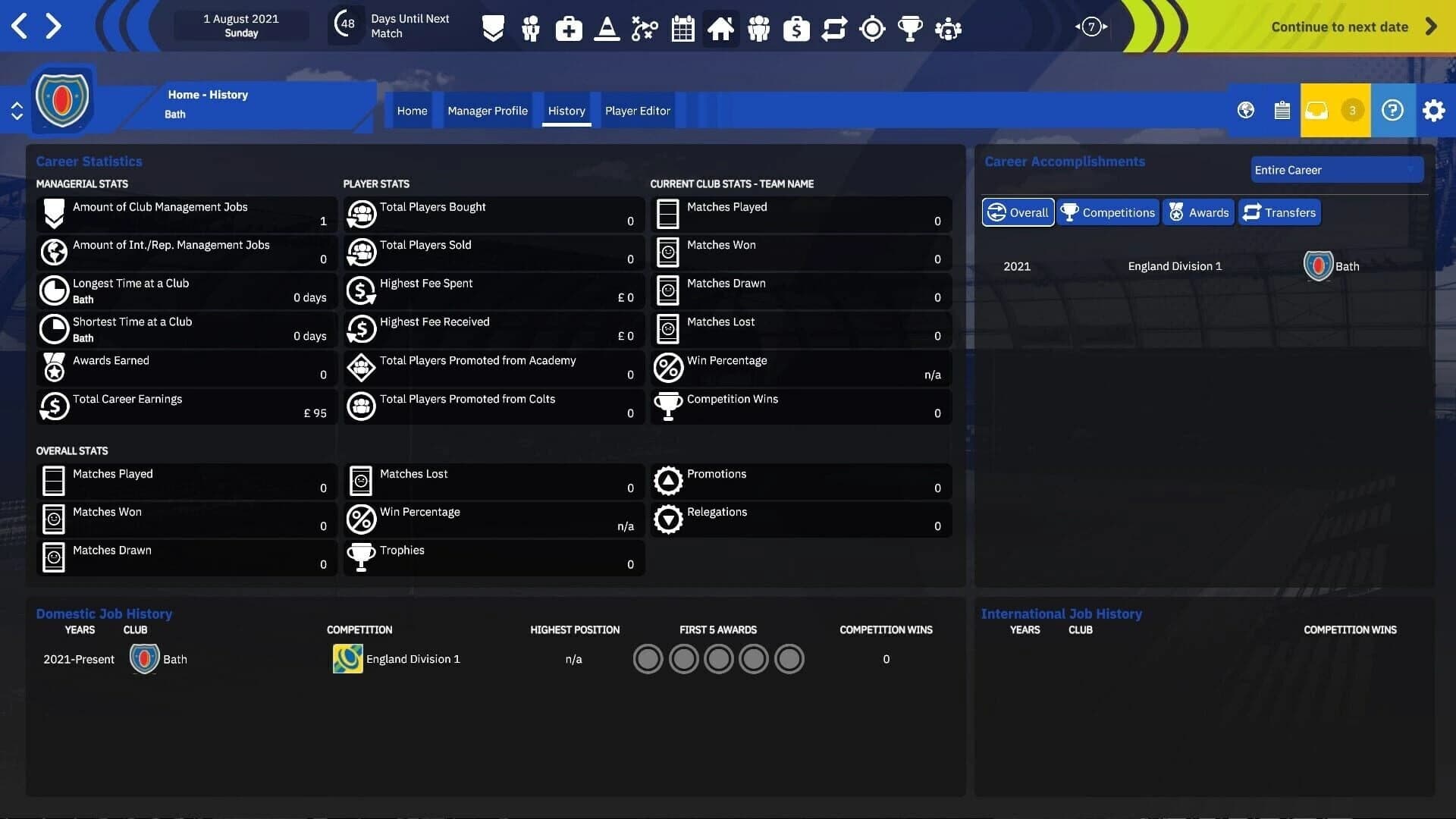 Rugby Union Team Manager 4 screenshot 4