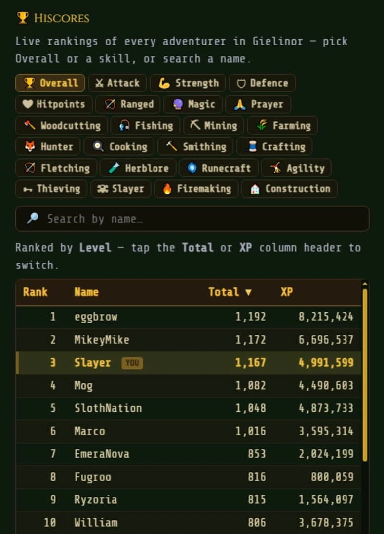 Runeboard screenshot 5