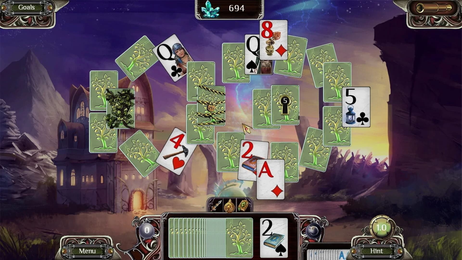 Sacred Grove Solitaire screenshot 1