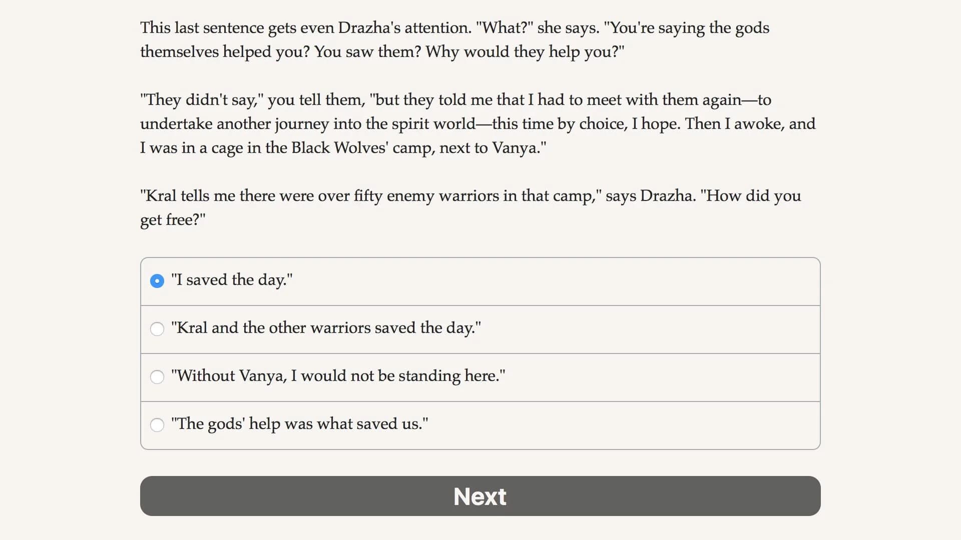 Saga of the North Wind screenshot 1