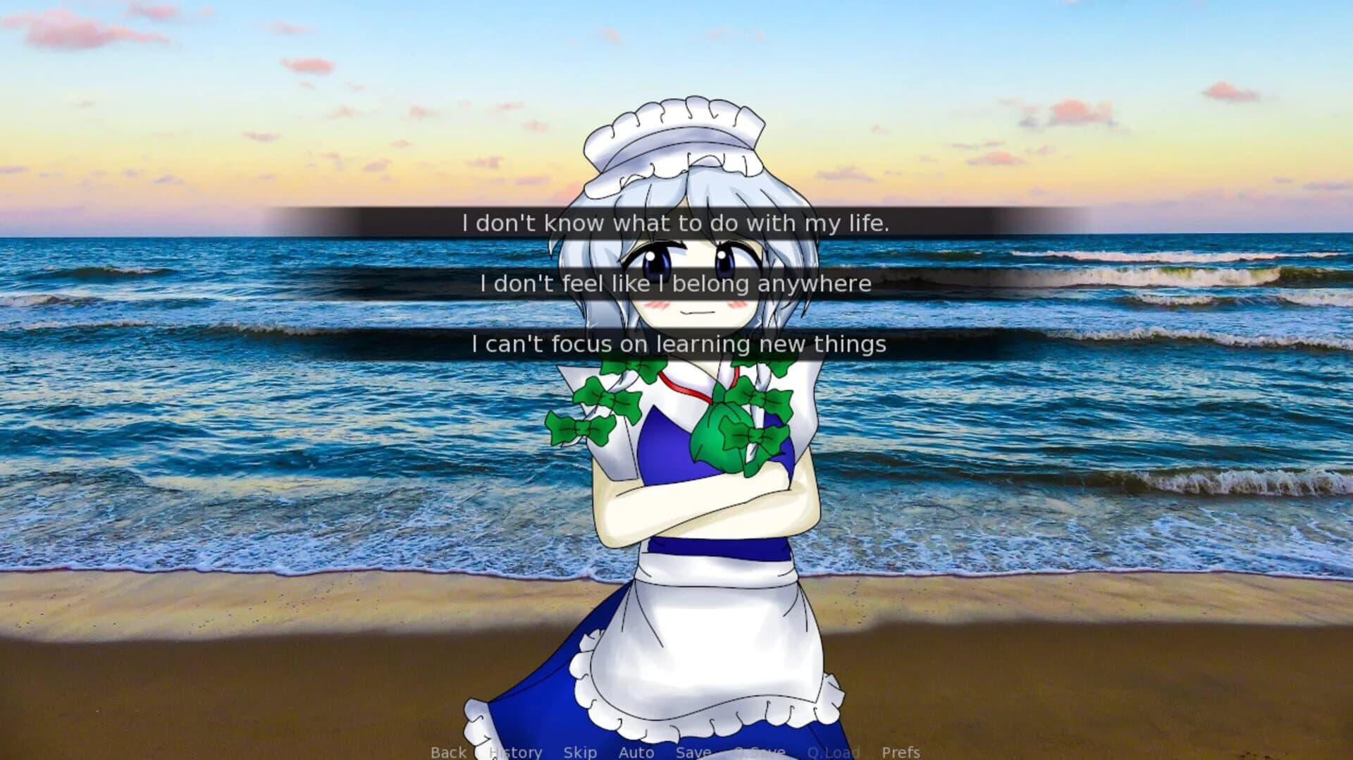 Sakuya Izayoi Gives You Advice and Dabs screenshot 4