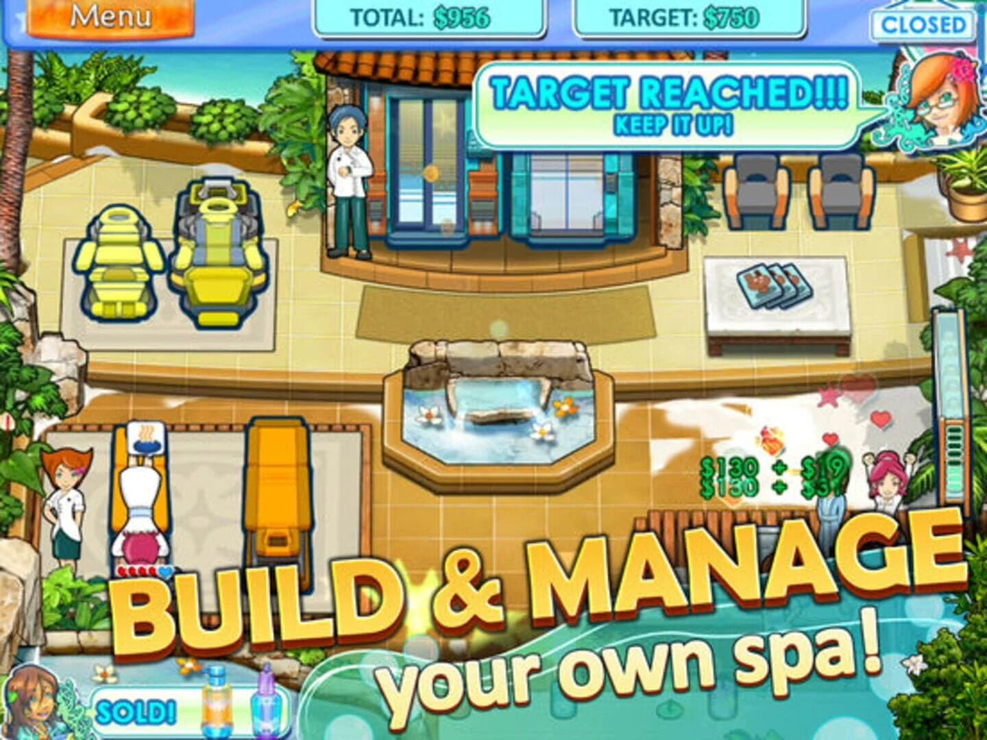 Sally's Spa HD screenshot 2