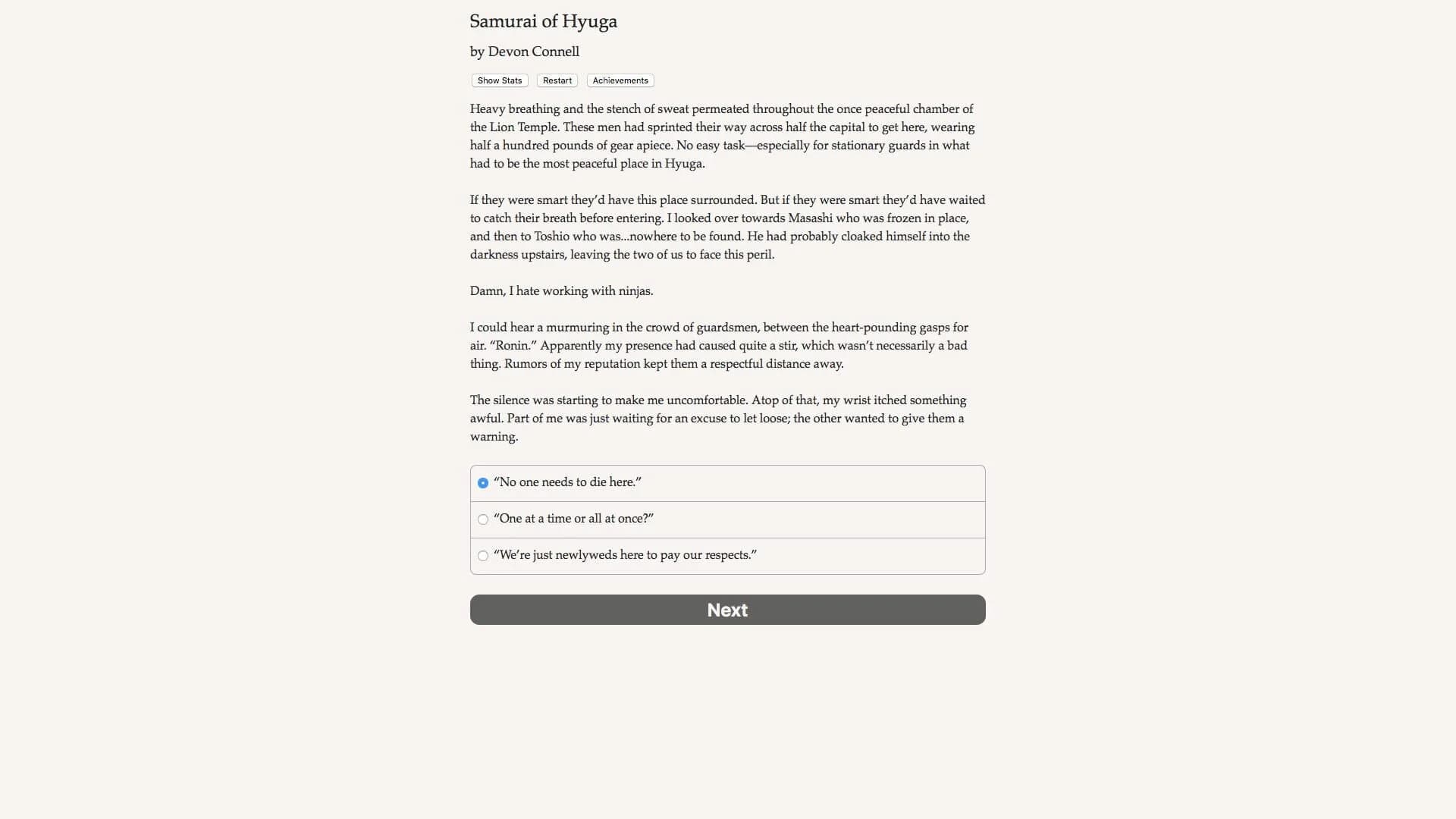 Samurai of Hyuga screenshot 2