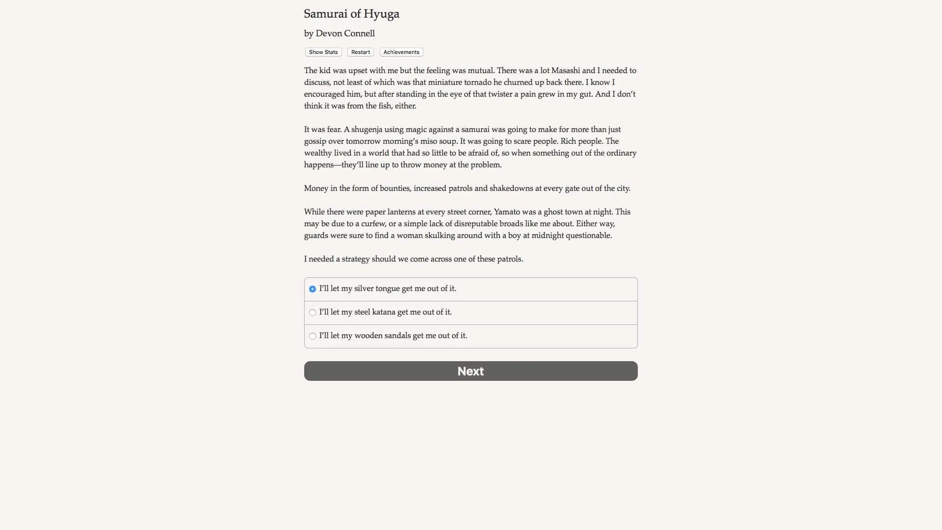Samurai of Hyuga screenshot 1