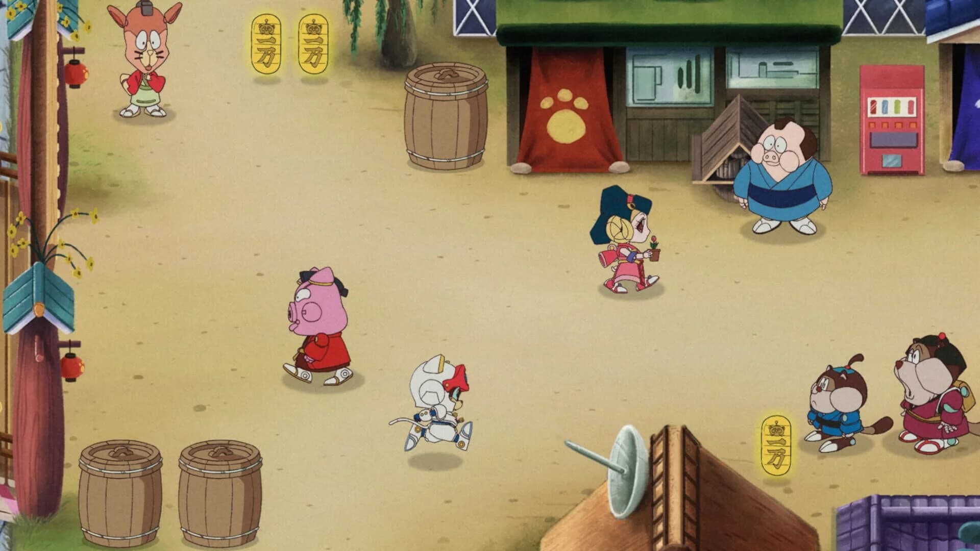 Samurai Pizza Cats: Blast from the Past! screenshot 1