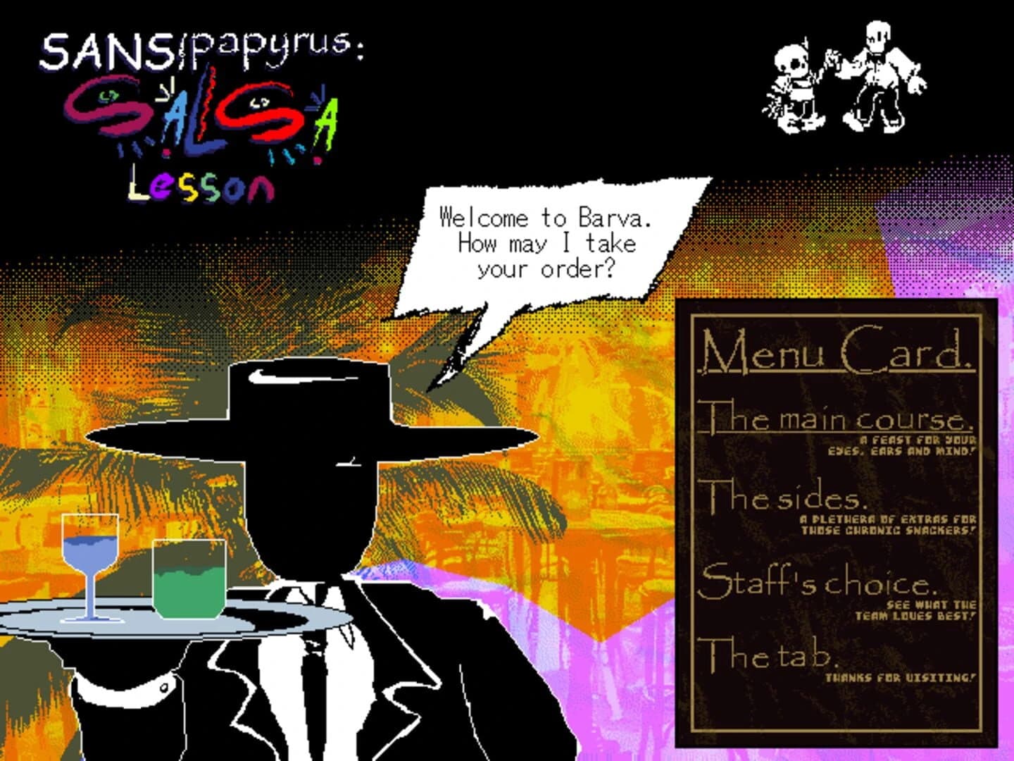Sans & Papyrus: Salsa Lesson screenshot 2