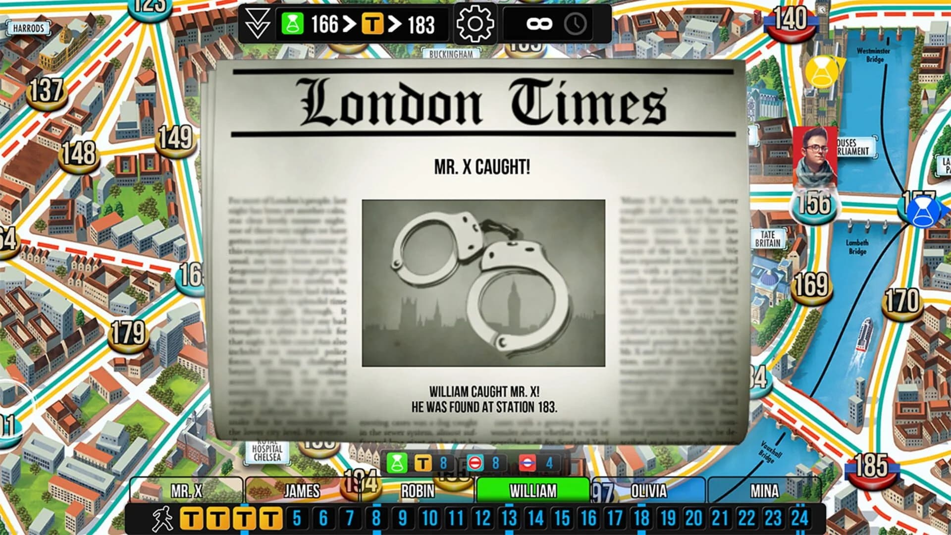 Scotland Yard: Hunting Mister X screenshot 3