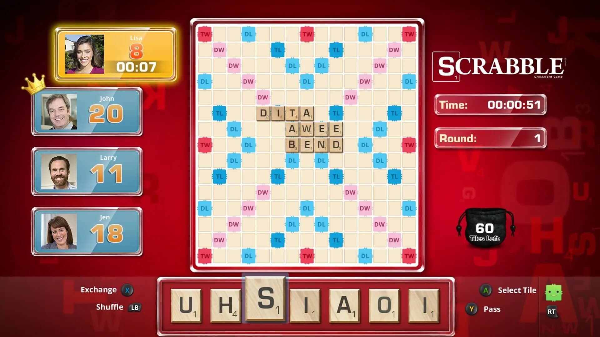 Scrabble screenshot 1