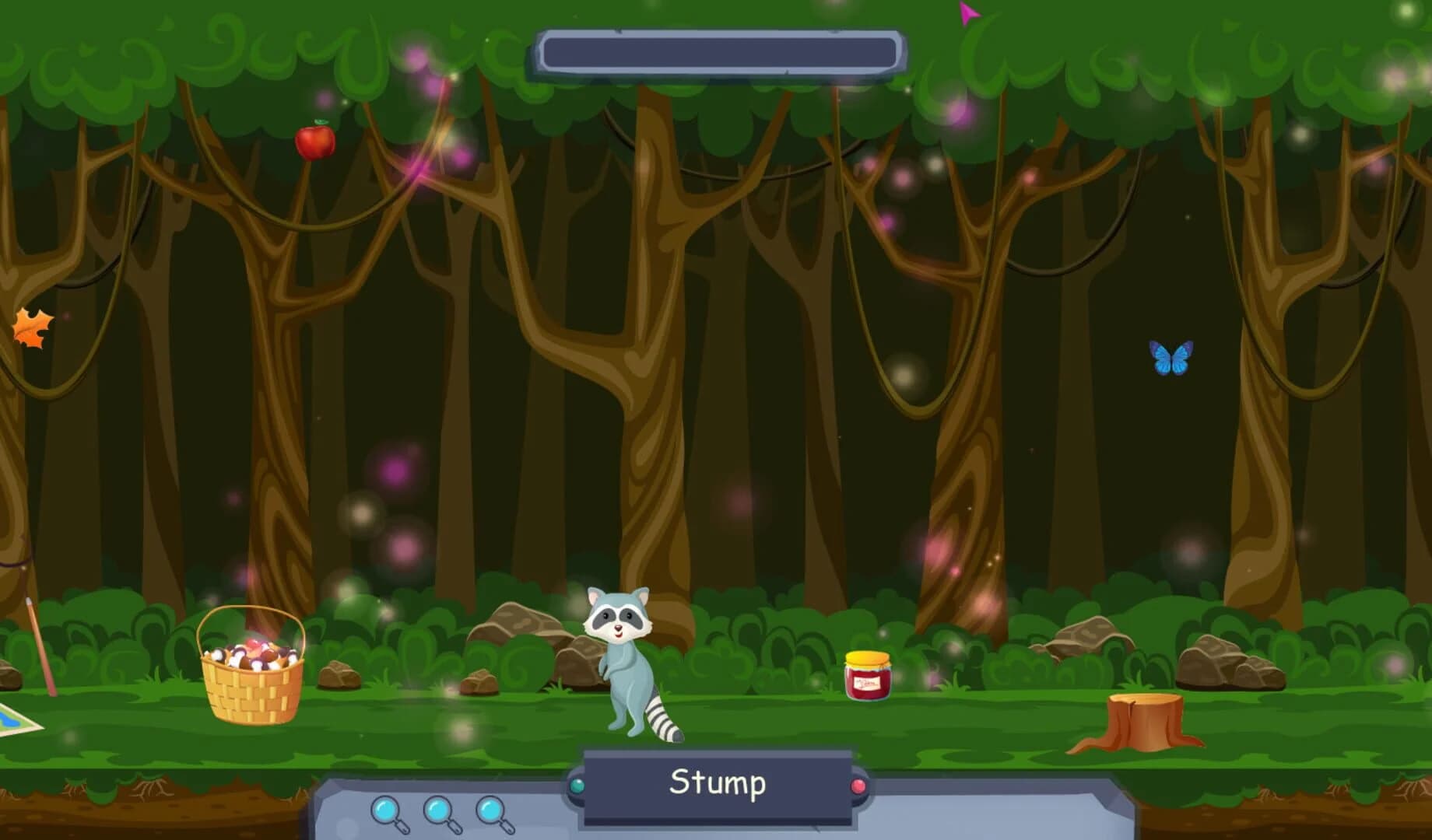 Searching for objects in the forest screenshot 2
