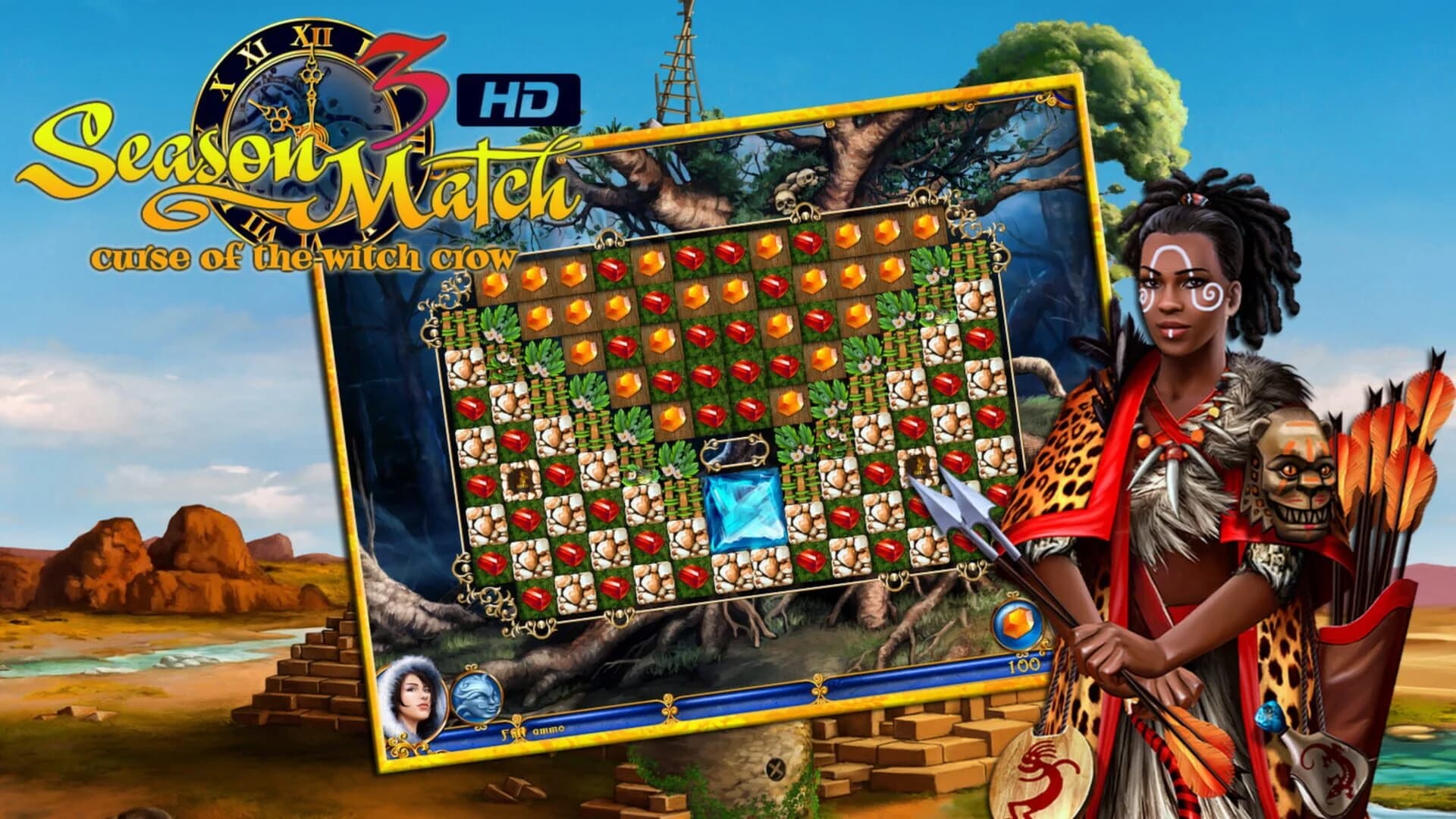 Season Match 3: Curse of the Witch Crow screenshot 3