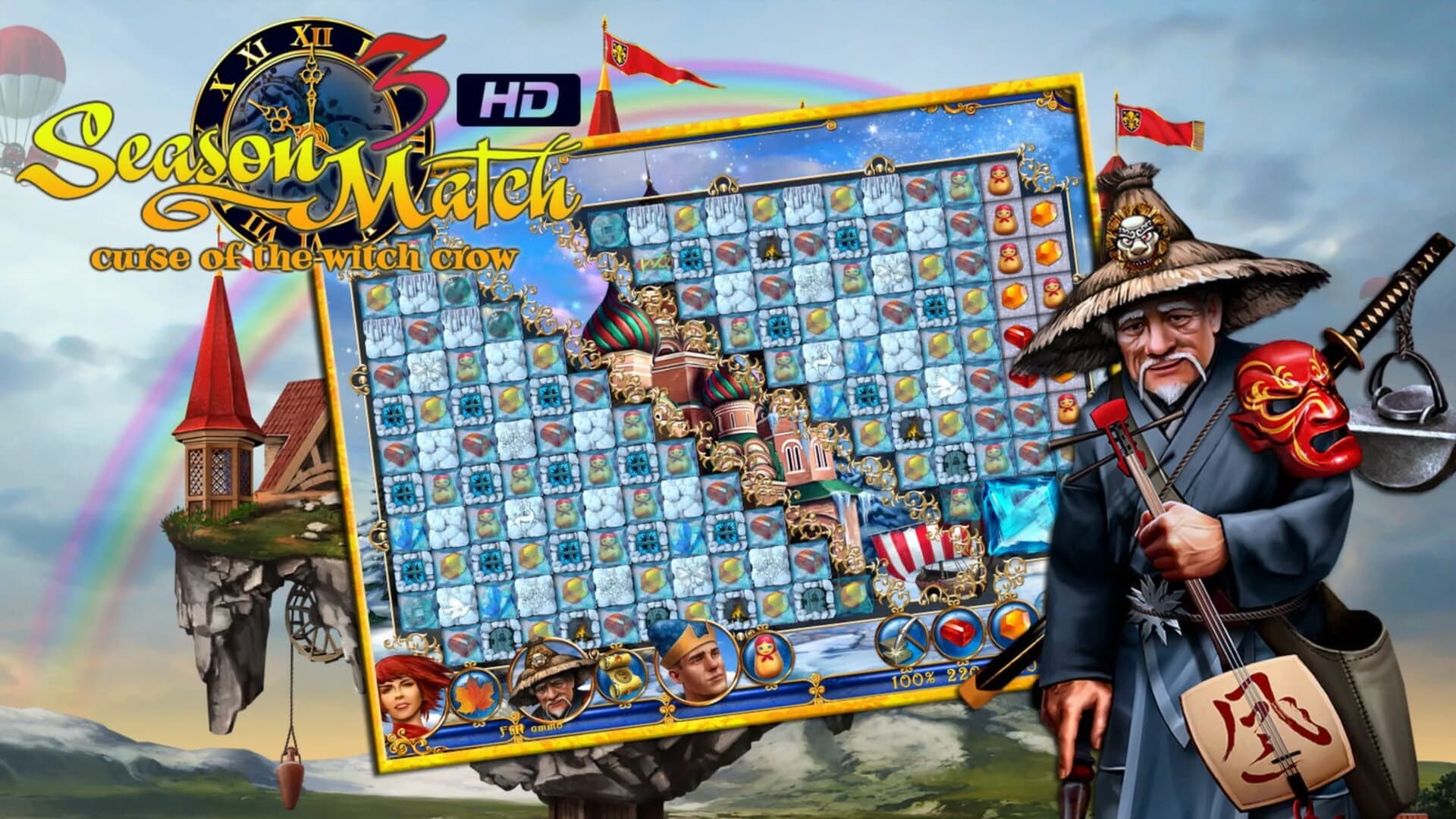 Season Match 3: Curse of the Witch Crow screenshot 4