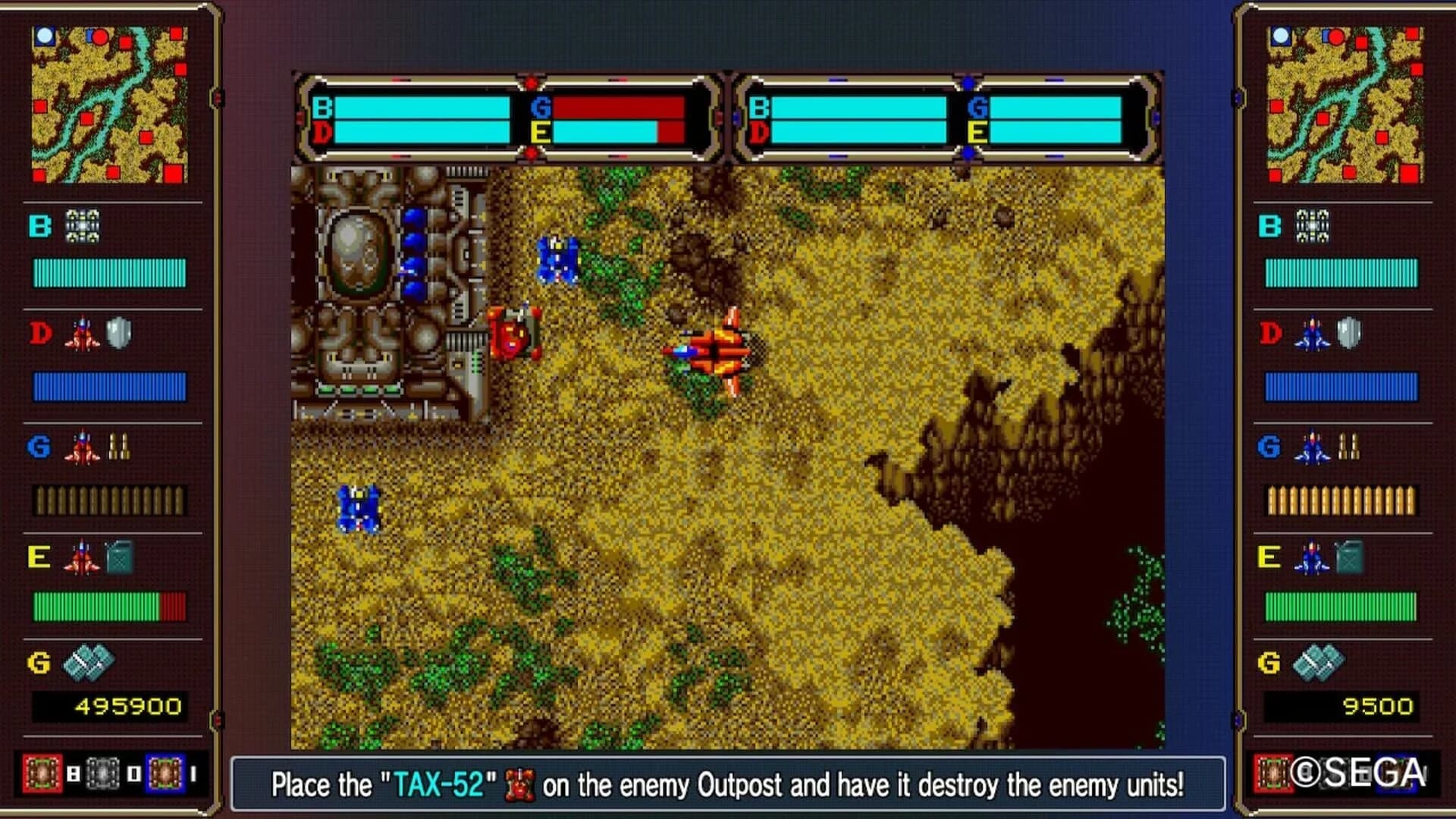Sega Ages Herzog Zwei screenshot 1