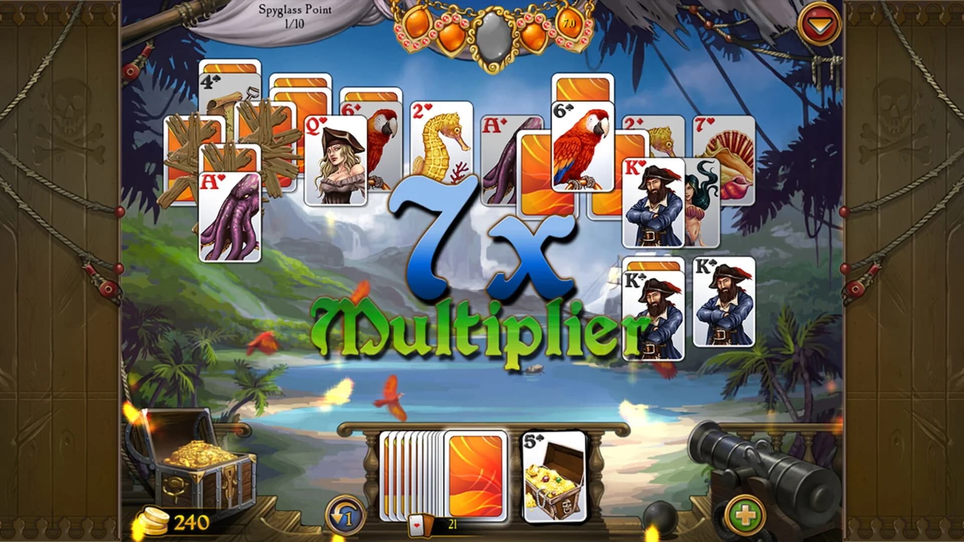 Seven Seas Solitaire screenshot 1