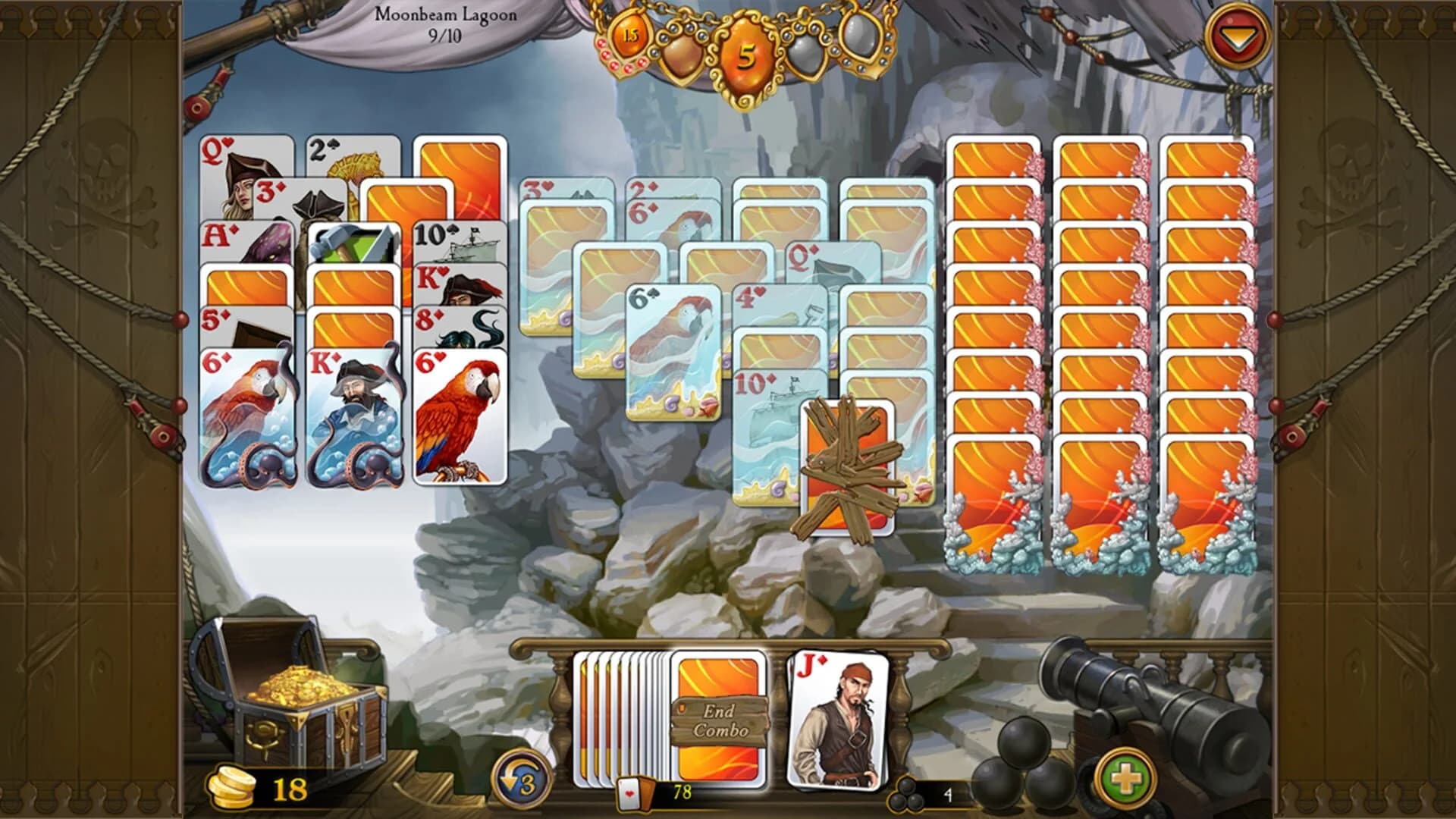 Seven Seas Solitaire screenshot 2