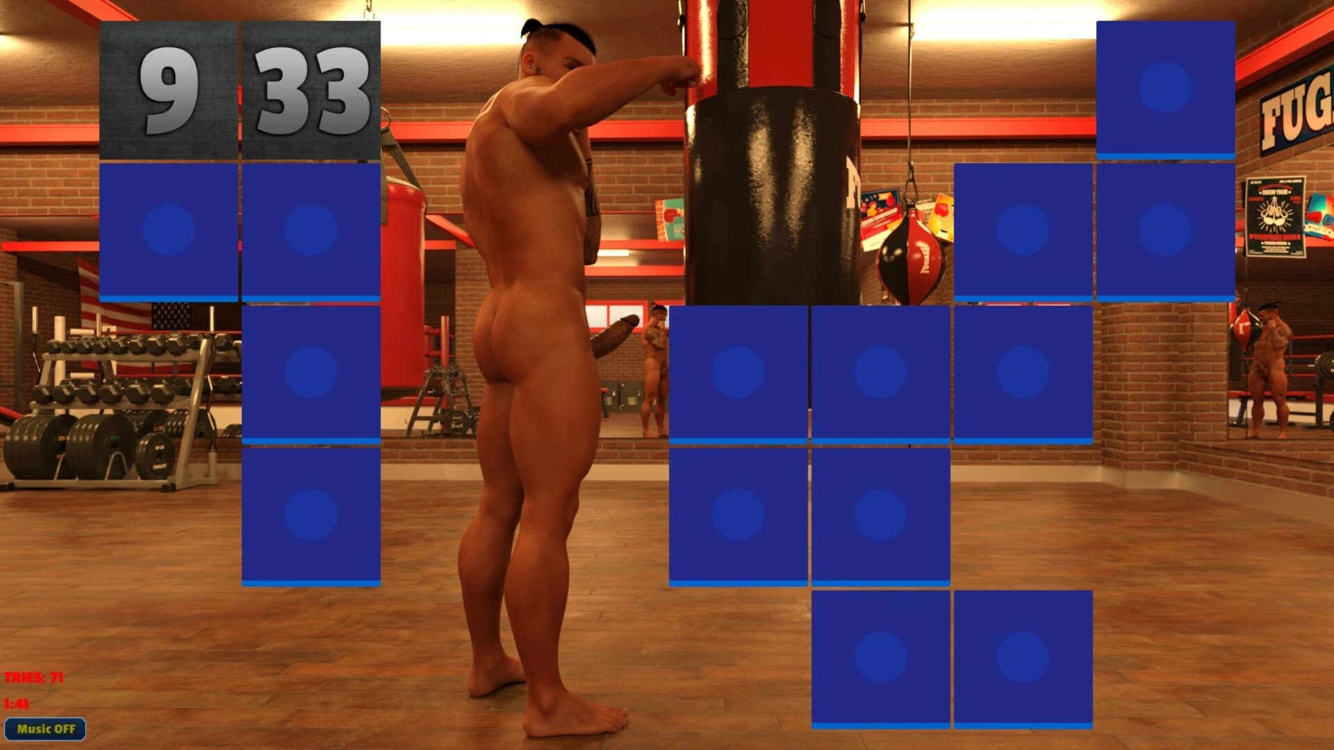 Sexy Memory Puzzle: Gay Gym screenshot 3