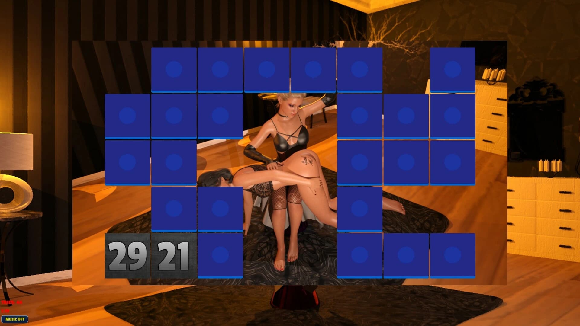 Sexy Memory Puzzle: Spanking Girls screenshot 2