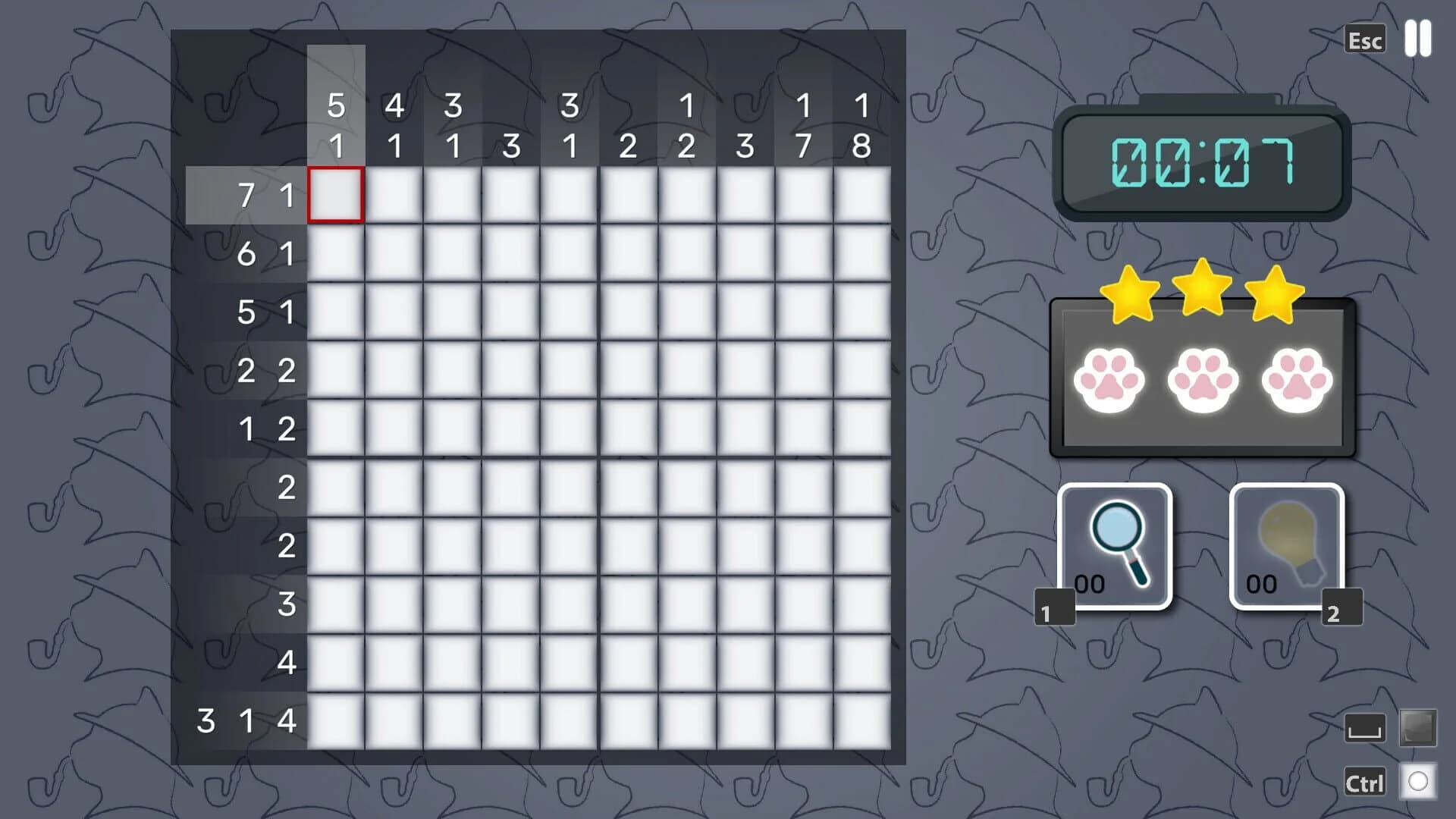 SherloCat Holmes Nonogram screenshot 1