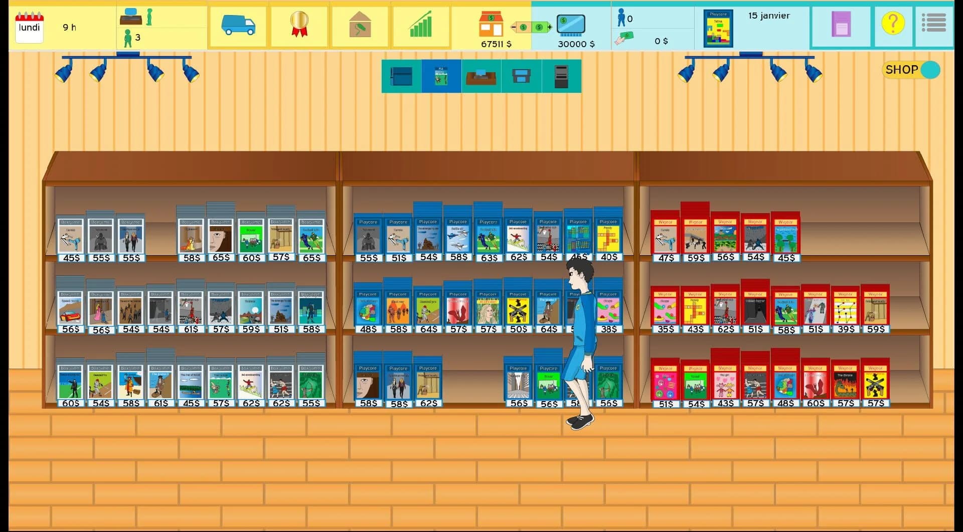 Shop Manager : Video Game Tycoon screenshot 3