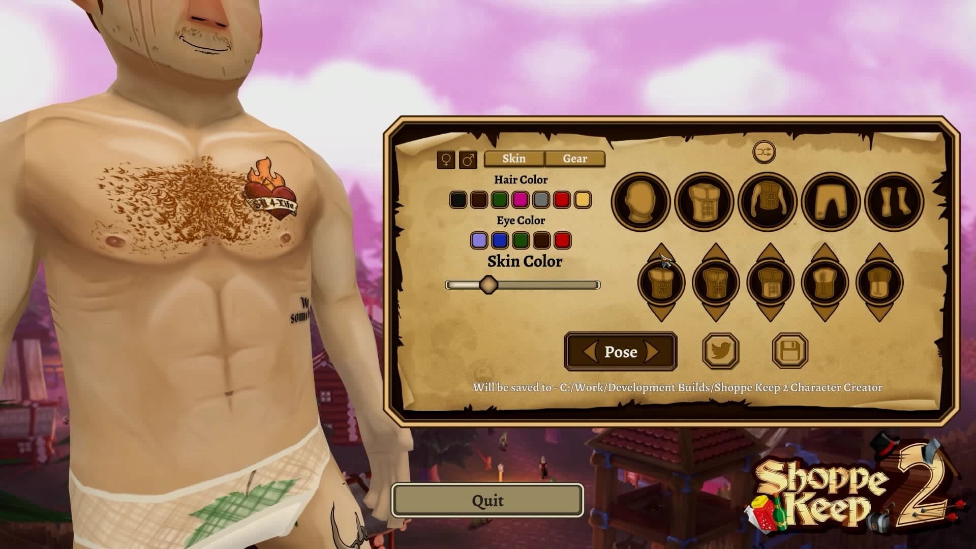 Shoppe Keep 2 Character Creator Preview screenshot 3