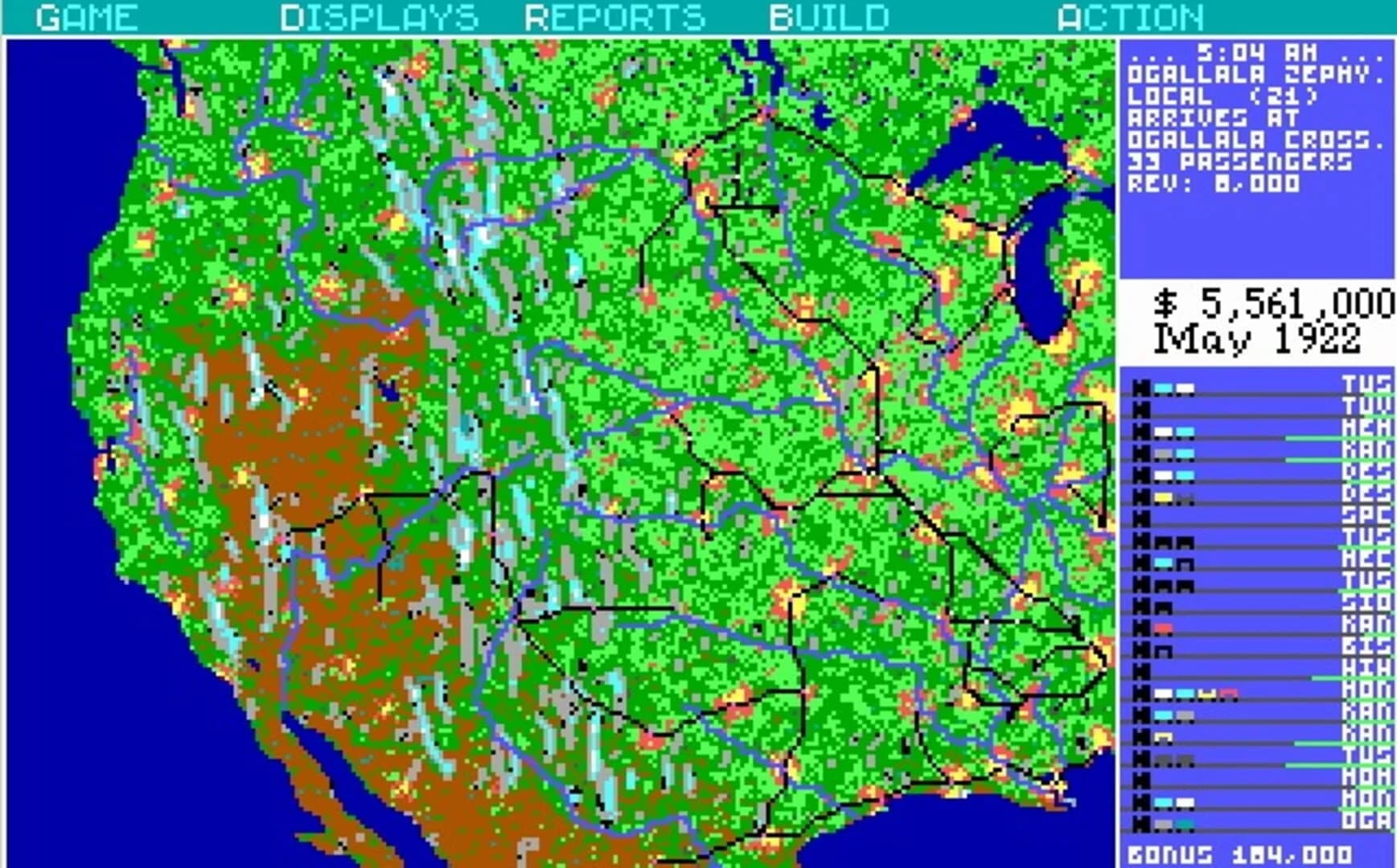 Sid Meier's Railroad Tycoon screenshot 2