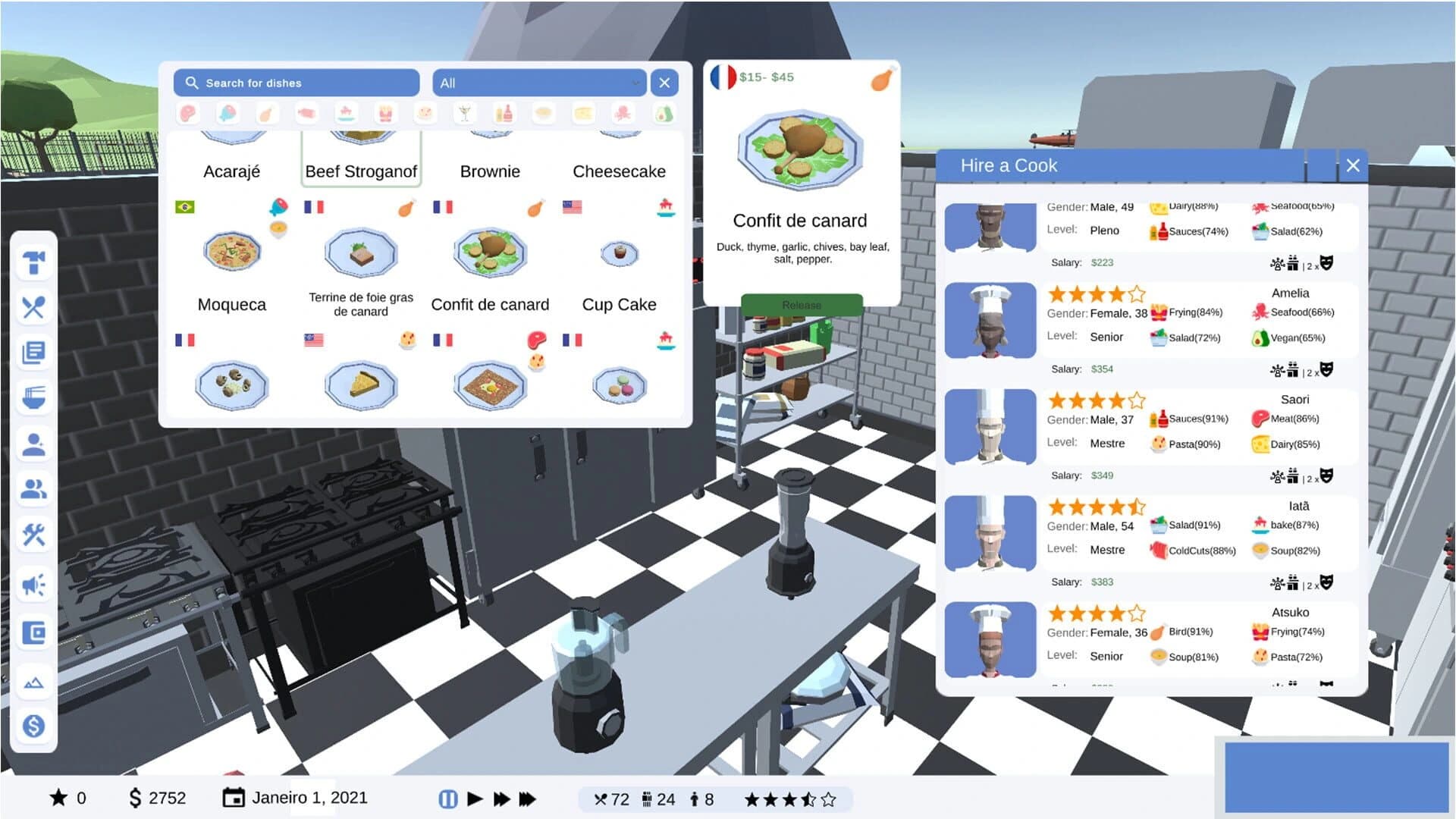 SIM Chef: Restaurant management screenshot 4