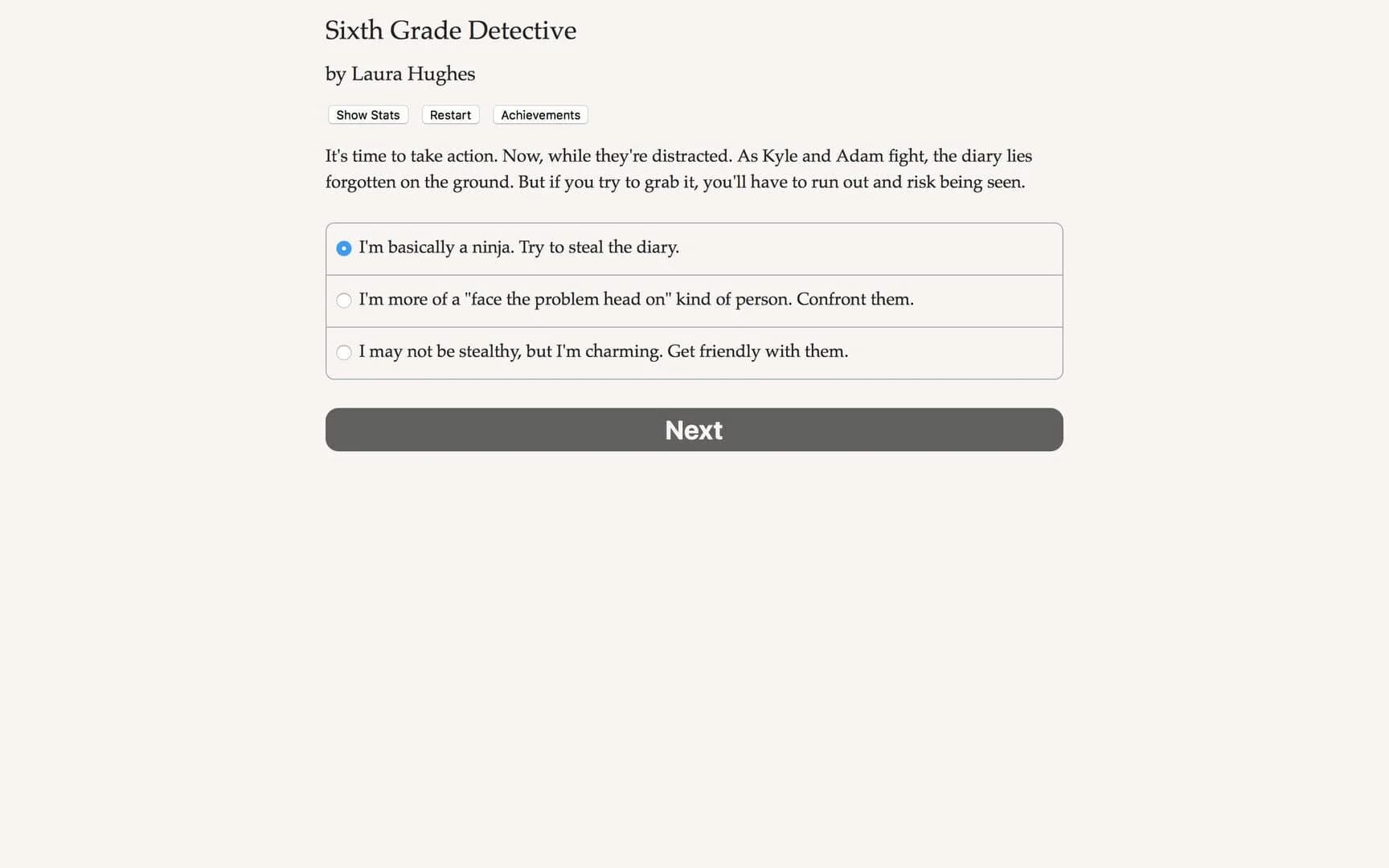 Sixth Grade Detective screenshot 1