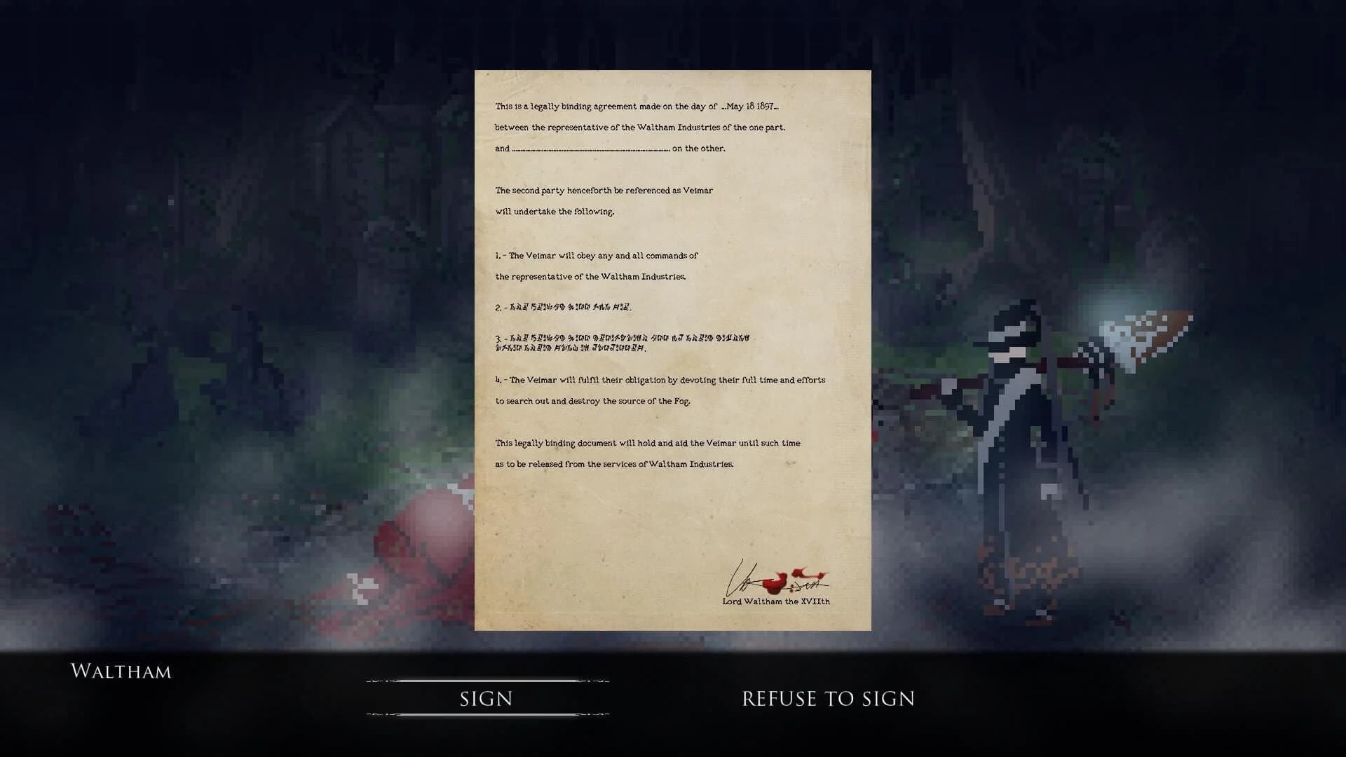 Skautfold: Shrouded in Sanity screenshot 1