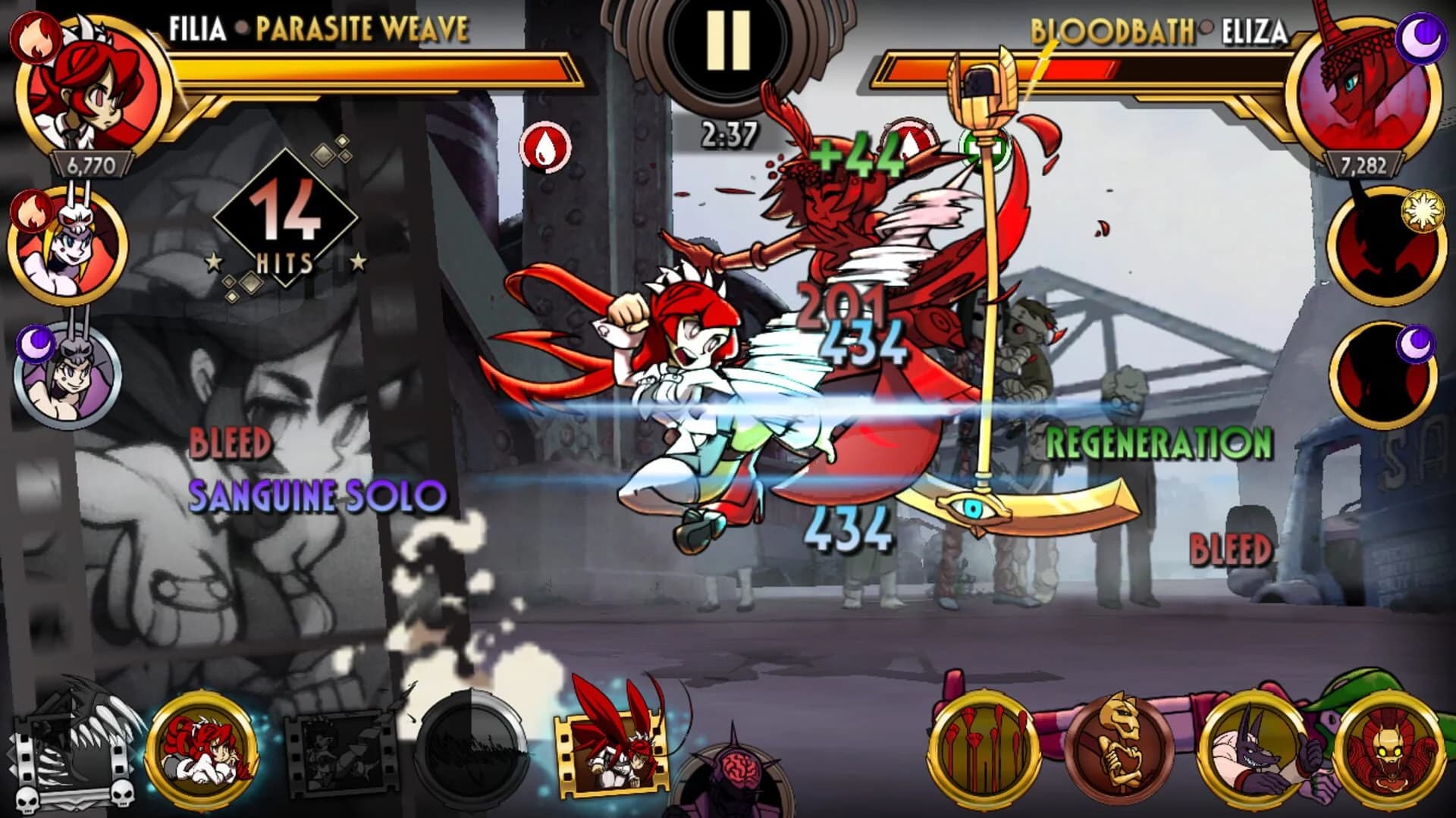 Skullgirls Mobile screenshot 4
