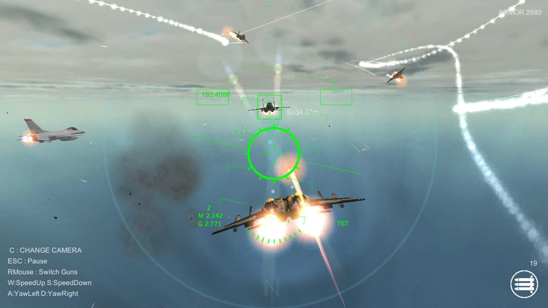 SkyGameChanger-AirCombat II- screenshot 4