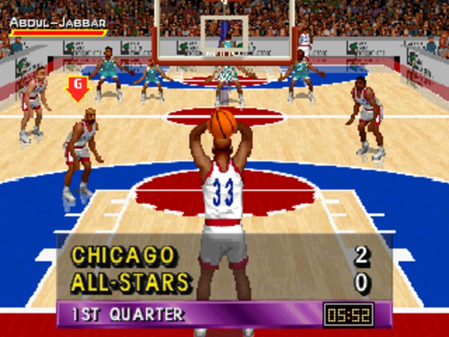 Slam 'n Jam '96 Featuring Magic & Kareem screenshot 3